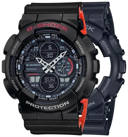 Casio SET GA-140-1A1ER + BEZEL 10378531 + PASEK 10577142 - zdjęcie 1