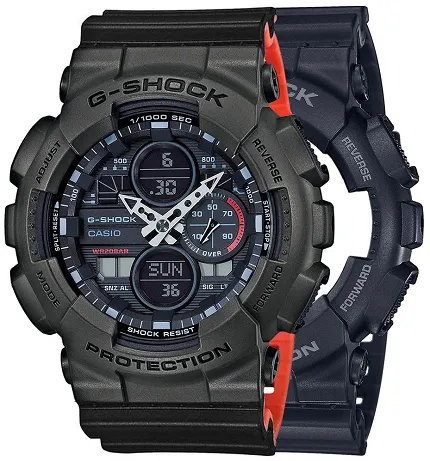 Casio SET GA-140-1A1ER + BEZEL 10467795 + PASEK 10577142 - zdjęcie 1