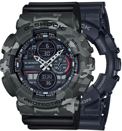 Casio SET GA-140-1A1ER + BEZEL 10507071 + PASEK 10347688 - zdjęcie 1