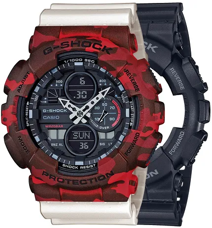 Casio SET GA-140-1A1ER + BEZEL 10530688 + PASEK 10395227 - zdjęcie 1