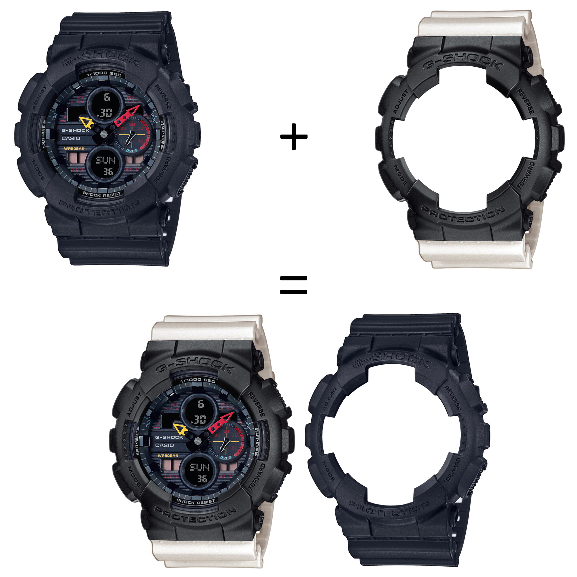 Casio SET GA-140BMC-1AER + BEZEL 10358741 + PASEK 10395227 zegarek - miniatura 2