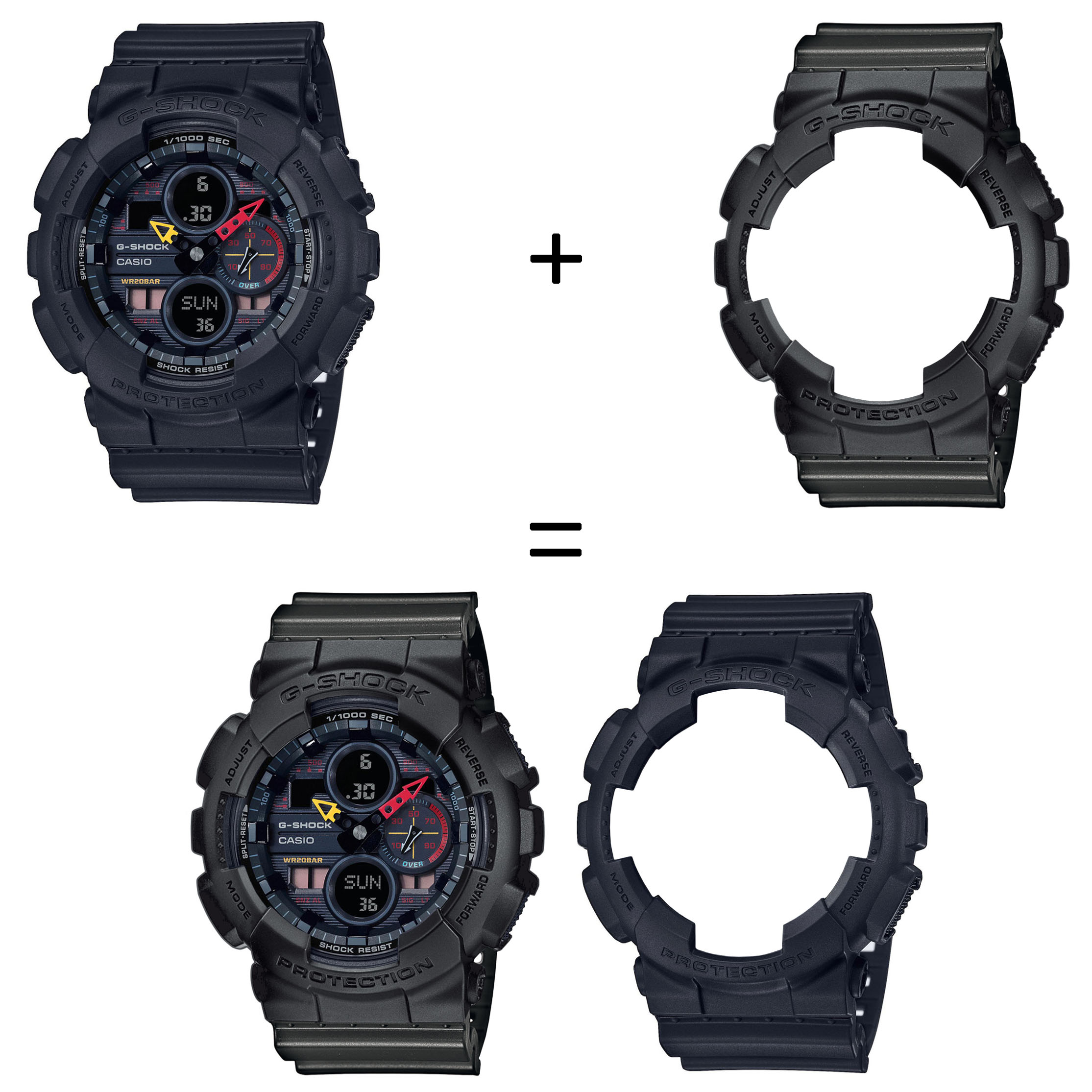 Casio SET GA-140BMC-1AER + BEZEL 10358741 + PASEK 10467764 zegarek - miniatura 2
