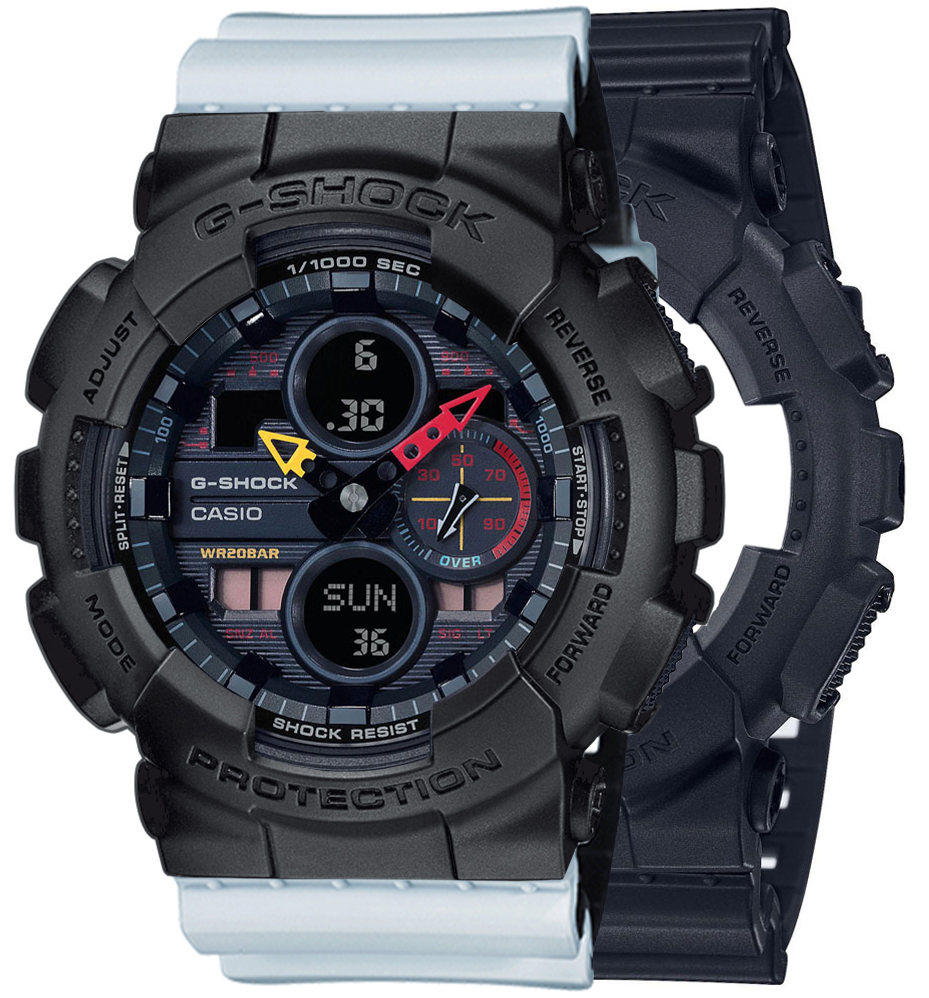 G-SHOCK SET GA-140BMC-1AER + BEZEL 10358741 + PASEK 10527469