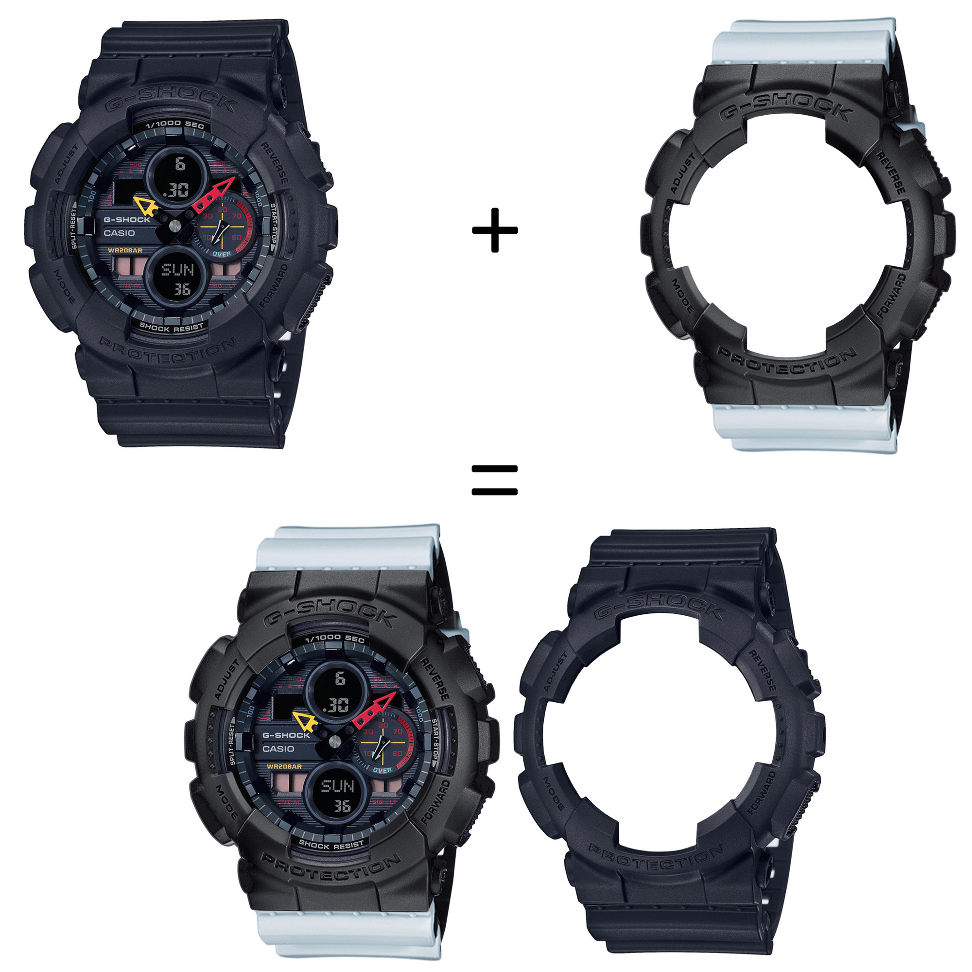 Casio SET GA-140BMC-1AER + BEZEL 10358741 + PASEK 10527469 zegarek - miniatura 2