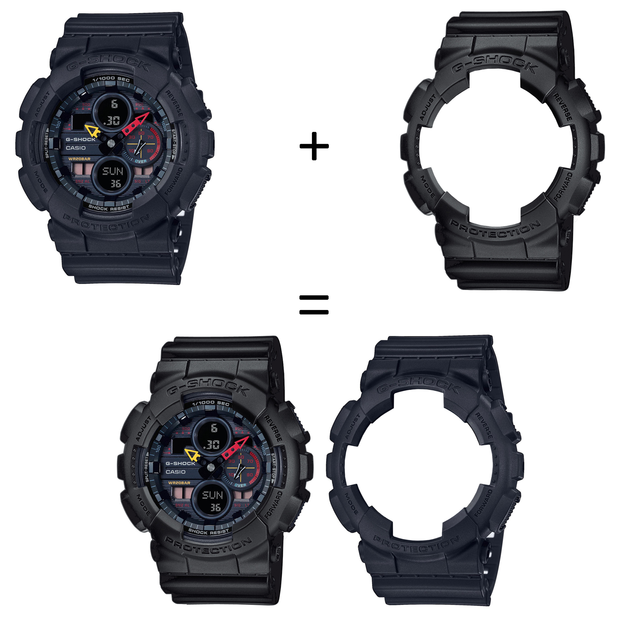 Casio SET GA-140BMC-1AER + BEZEL 10358741 + PASEK 10536683 zegarek - miniatura 2