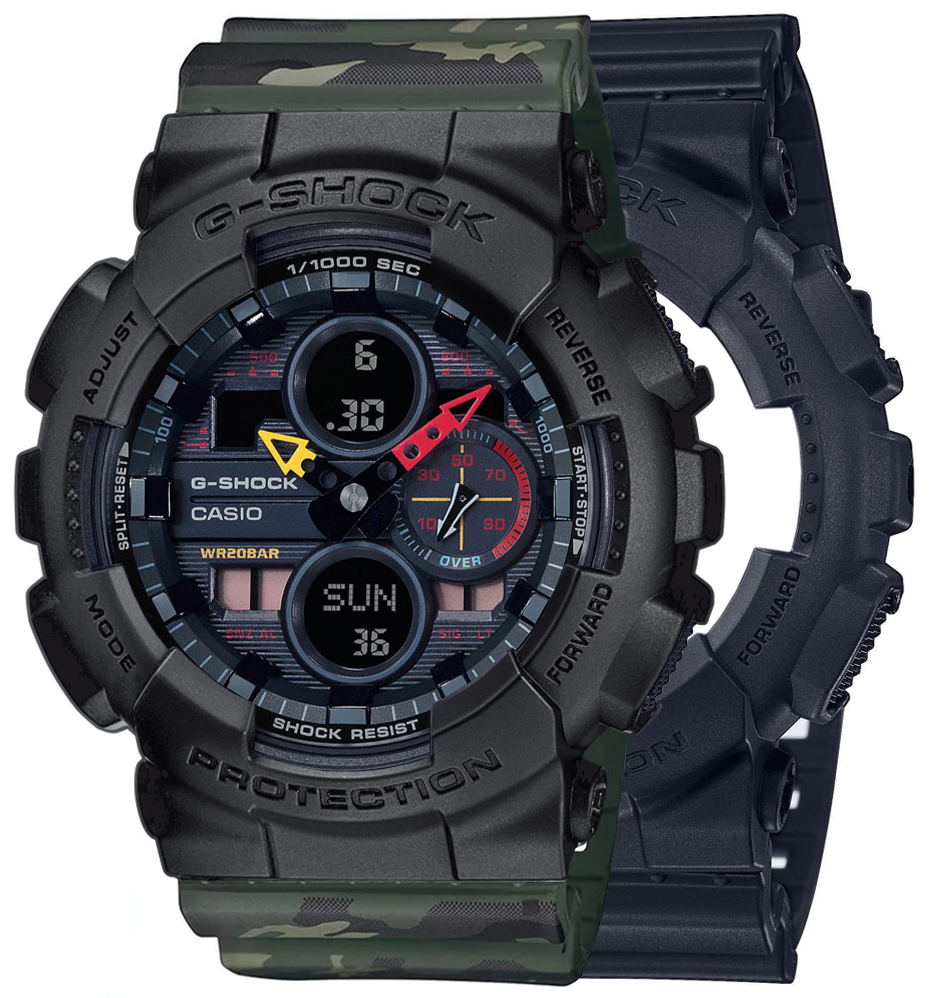 G-SHOCK SET GA-140BMC-1AER + BEZEL 10358741 + PASEK 10561429