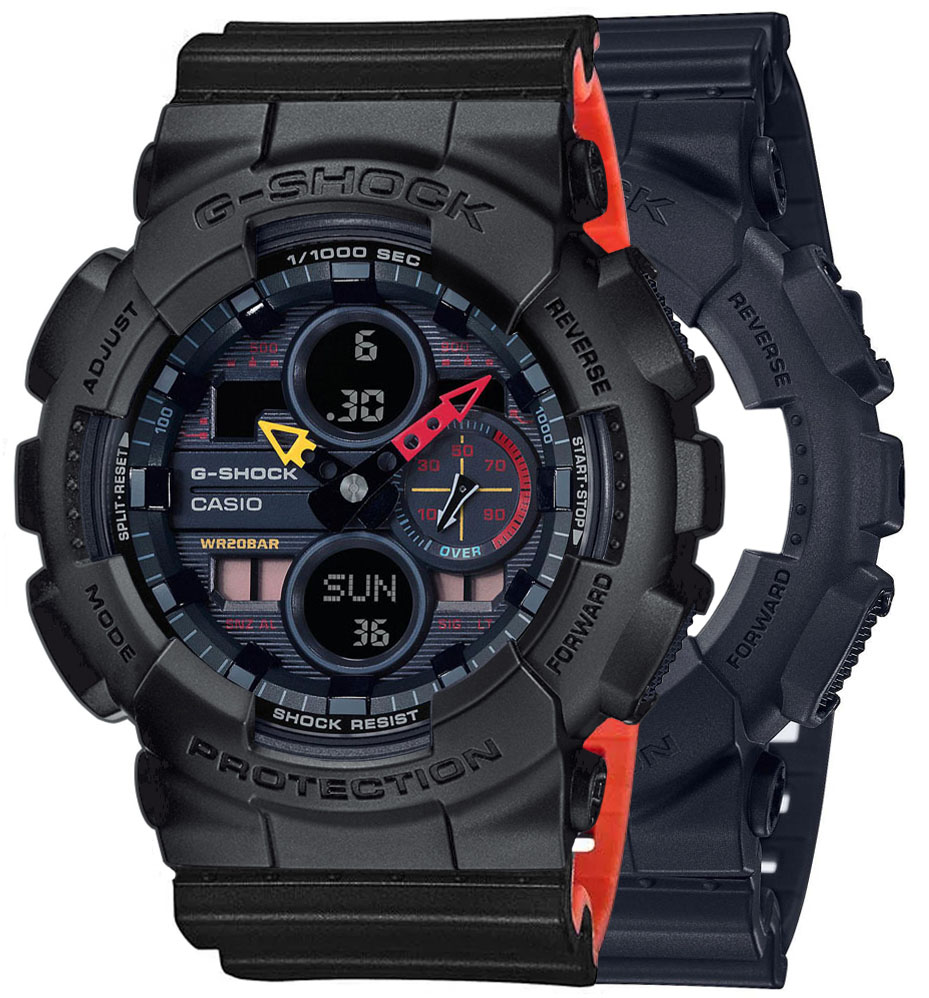G-SHOCK SET GA-140BMC-1AER + BEZEL 10358741 + PASEK 10577142