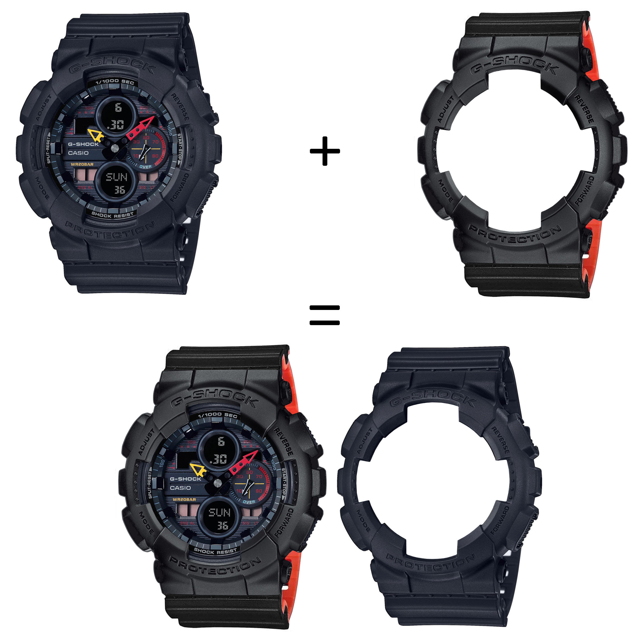 Casio SET GA-140BMC-1AER + BEZEL 10358741 + PASEK 10577142 zegarek - miniatura 2