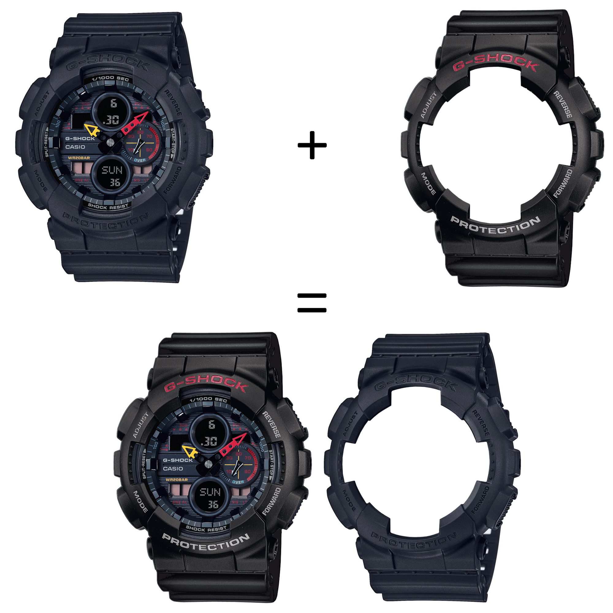 Casio SET GA-140BMC-1AER + BEZEL 10378531 + PASEK 10347688 zegarek - miniatura 2