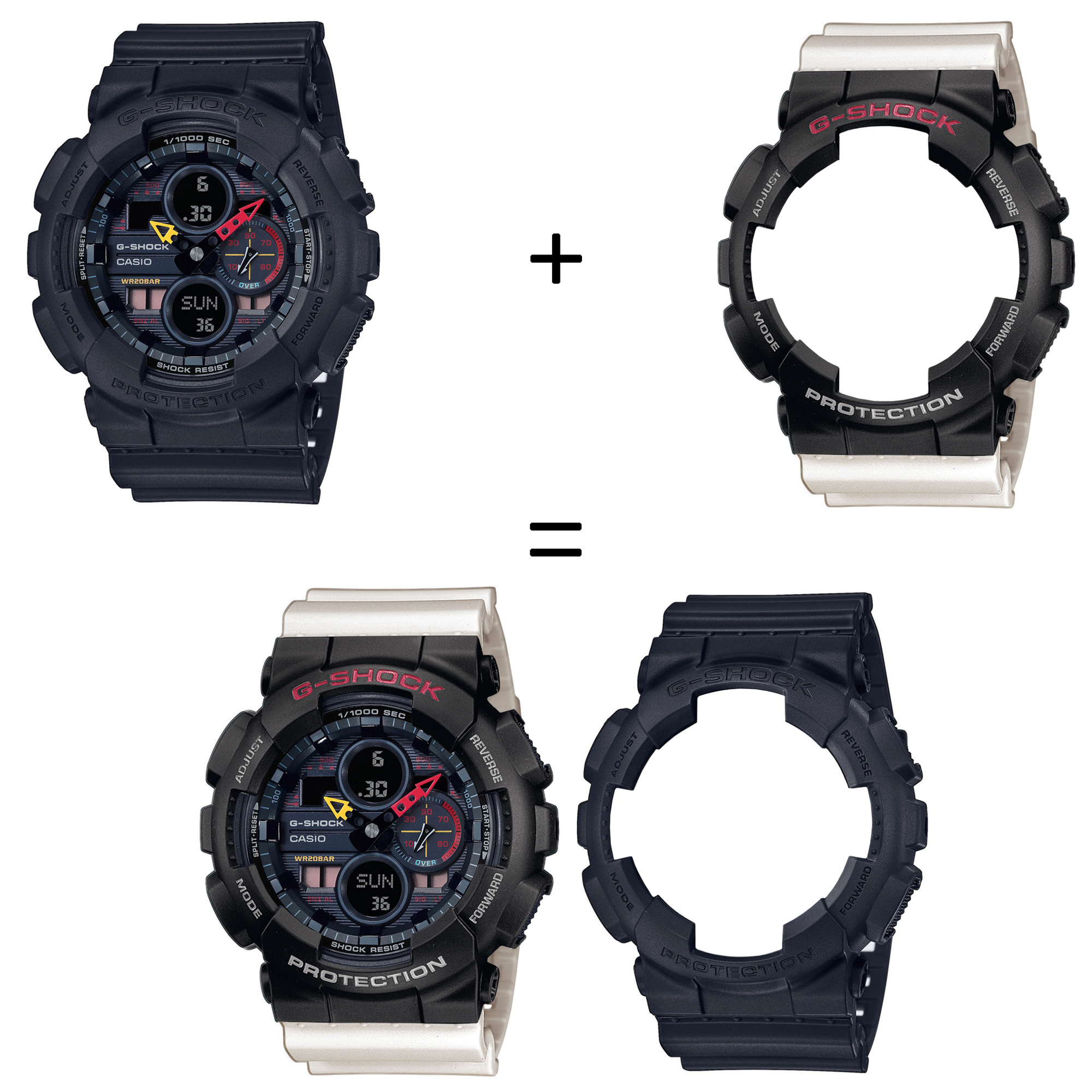 Casio SET GA-140BMC-1AER + BEZEL 10378531 + PASEK 10395227 zegarek - miniatura 2