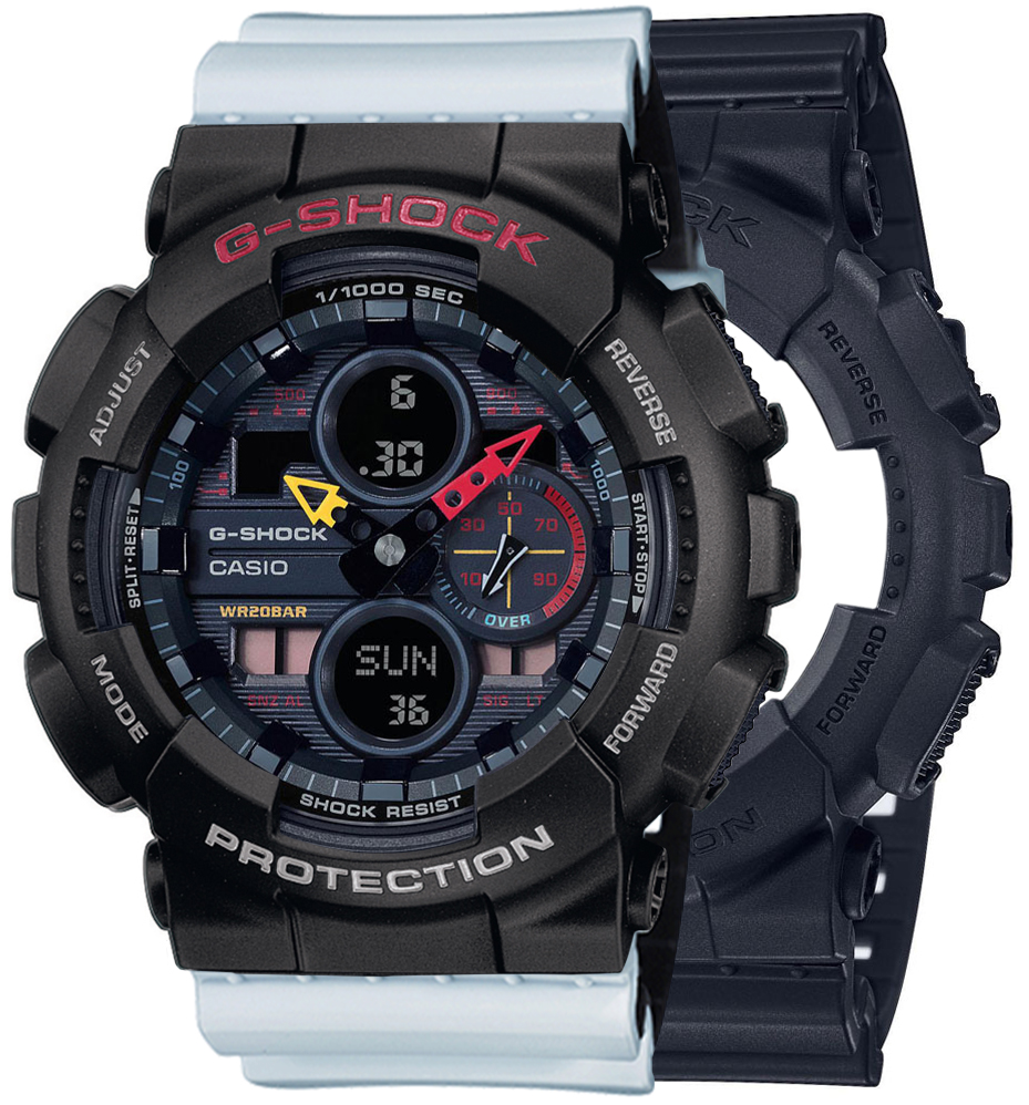 G-SHOCK SET GA-140BMC-1AER + BEZEL 10378531 + PASEK 10527469