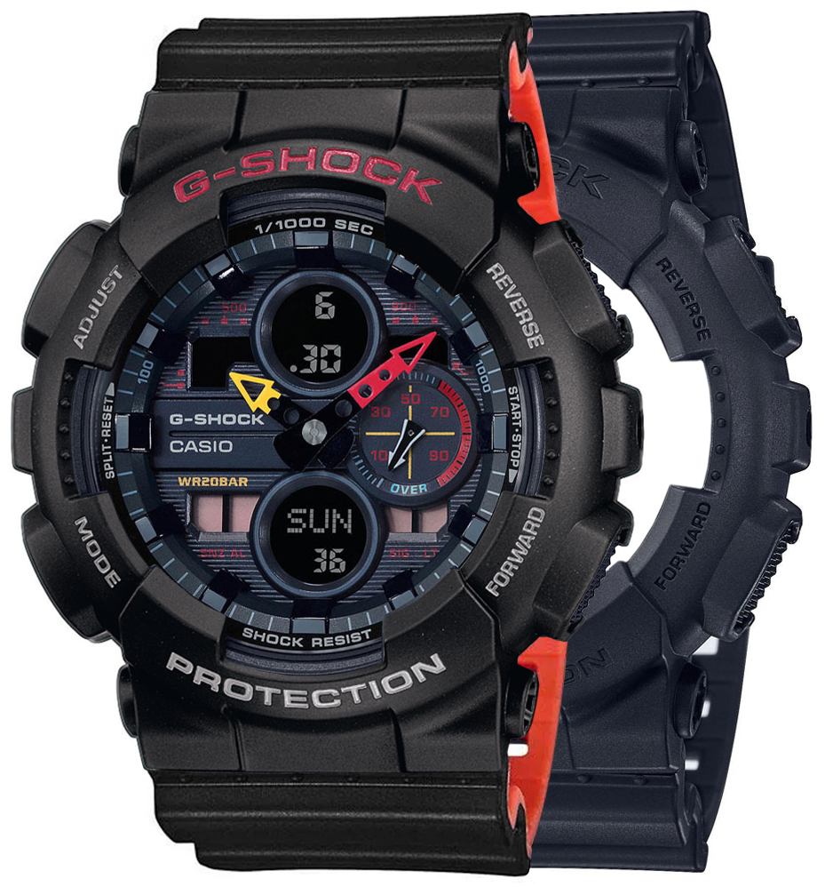 G-SHOCK SET GA-140BMC-1AER + BEZEL 10378531 + PASEK 10577142