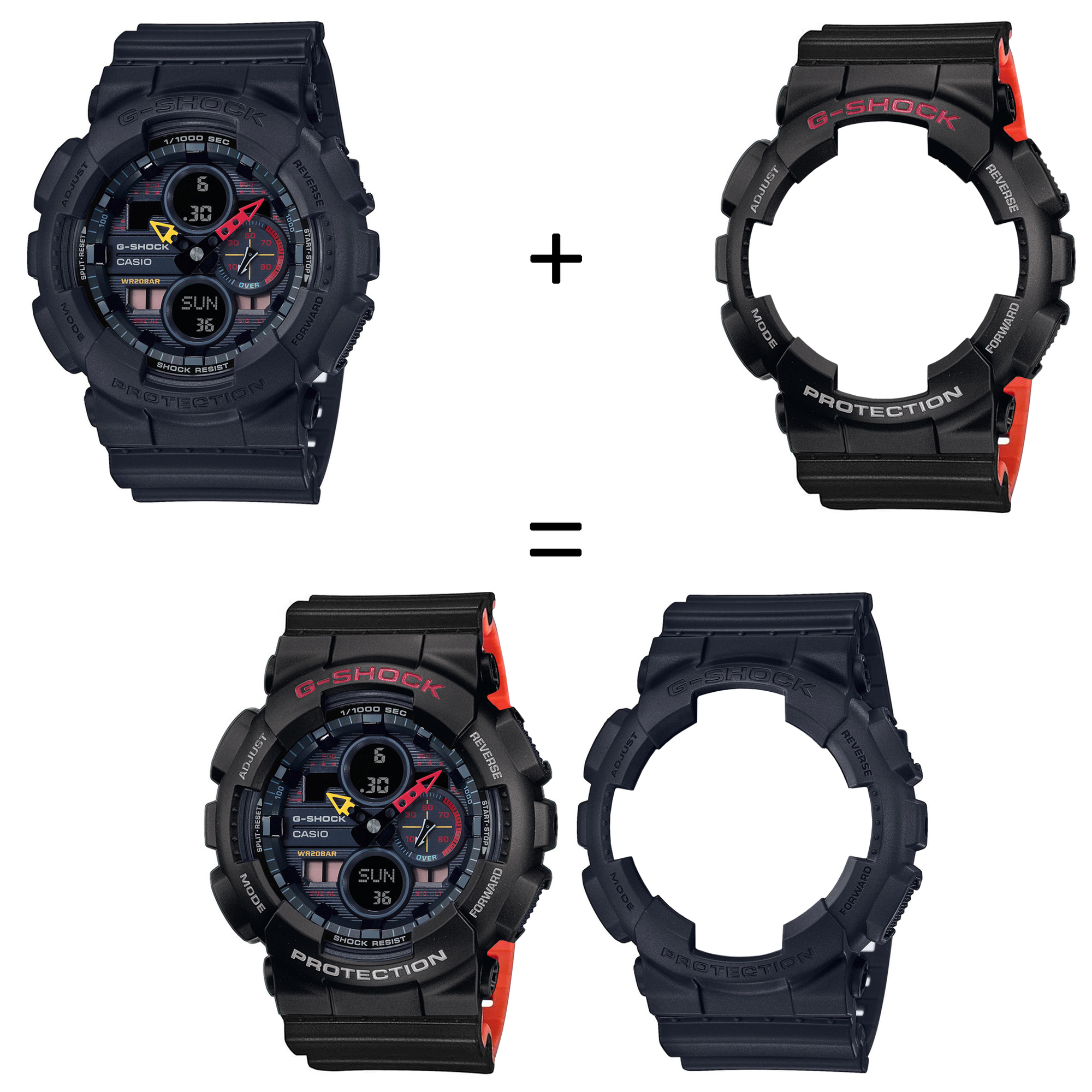 Casio SET GA-140BMC-1AER + BEZEL 10378531 + PASEK 10577142 zegarek - miniatura 2