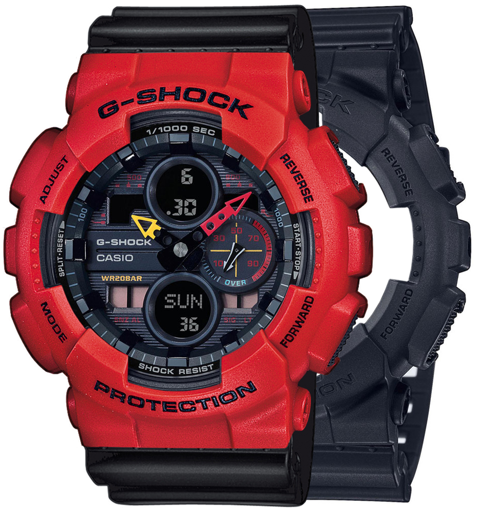 G-SHOCK SET GA-140BMC-1AER + BEZEL 10395289 + PASEK 10536683