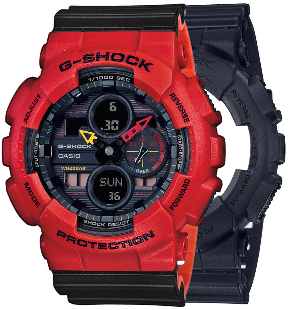 G-SHOCK SET GA-140BMC-1AER + BEZEL 10395289 + PASEK 10577142