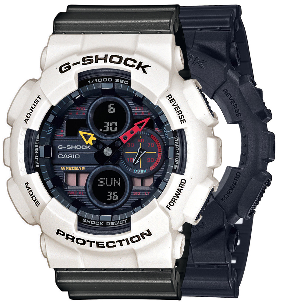 G-SHOCK SET GA-140BMC-1AER + BEZEL 10395292 + PASEK 10467764