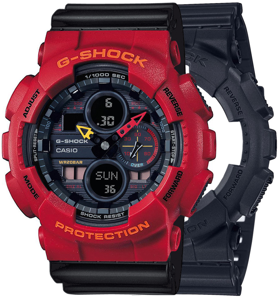 G-SHOCK SET GA-140BMC-1AER + BEZEL 10441433 + PASEK 10536683