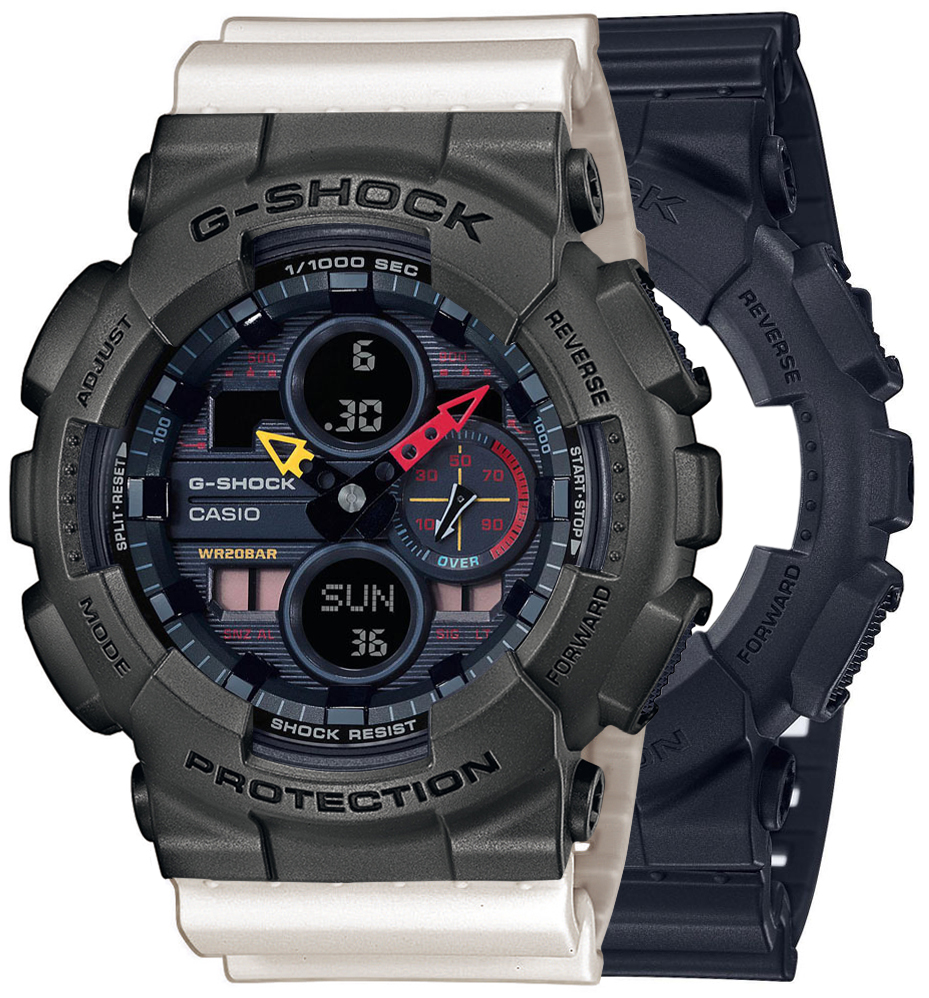 G-SHOCK SET GA-140BMC-1AER + BEZEL 10467795 + PASEK 10395227