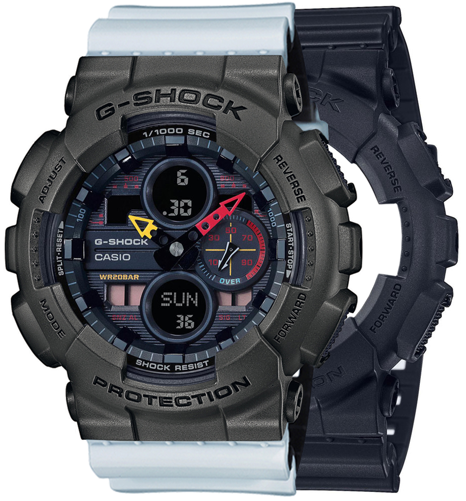 G-SHOCK SET GA-140BMC-1AER + BEZEL 10467795 + PASEK 10527469