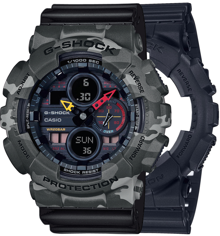 G-SHOCK SET GA-140BMC-1AER + BEZEL 10507071 + PASEK 10536683