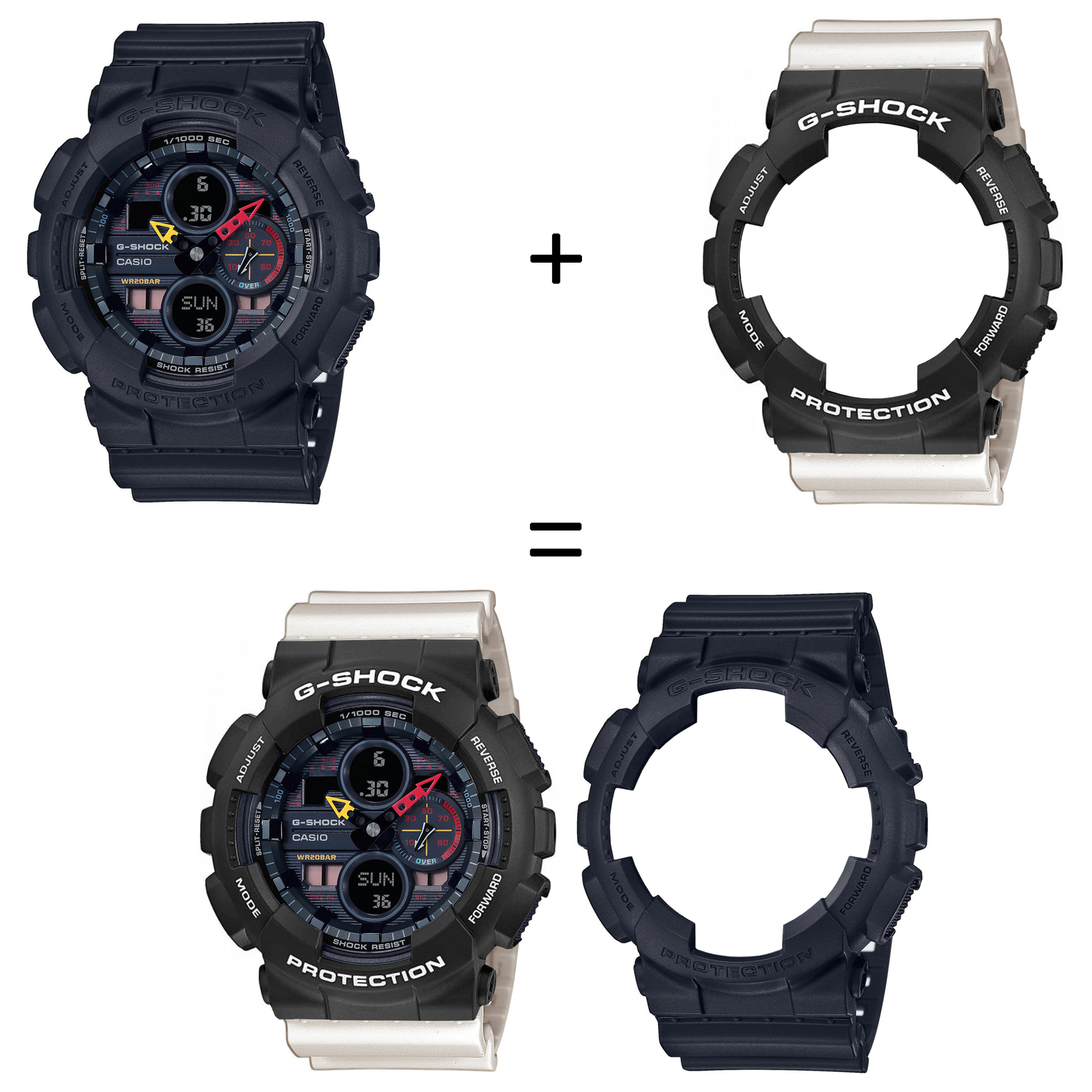 Casio SET GA-140BMC-1AER + BEZEL 10508136 + PASEK 10395227 zegarek - miniatura 2