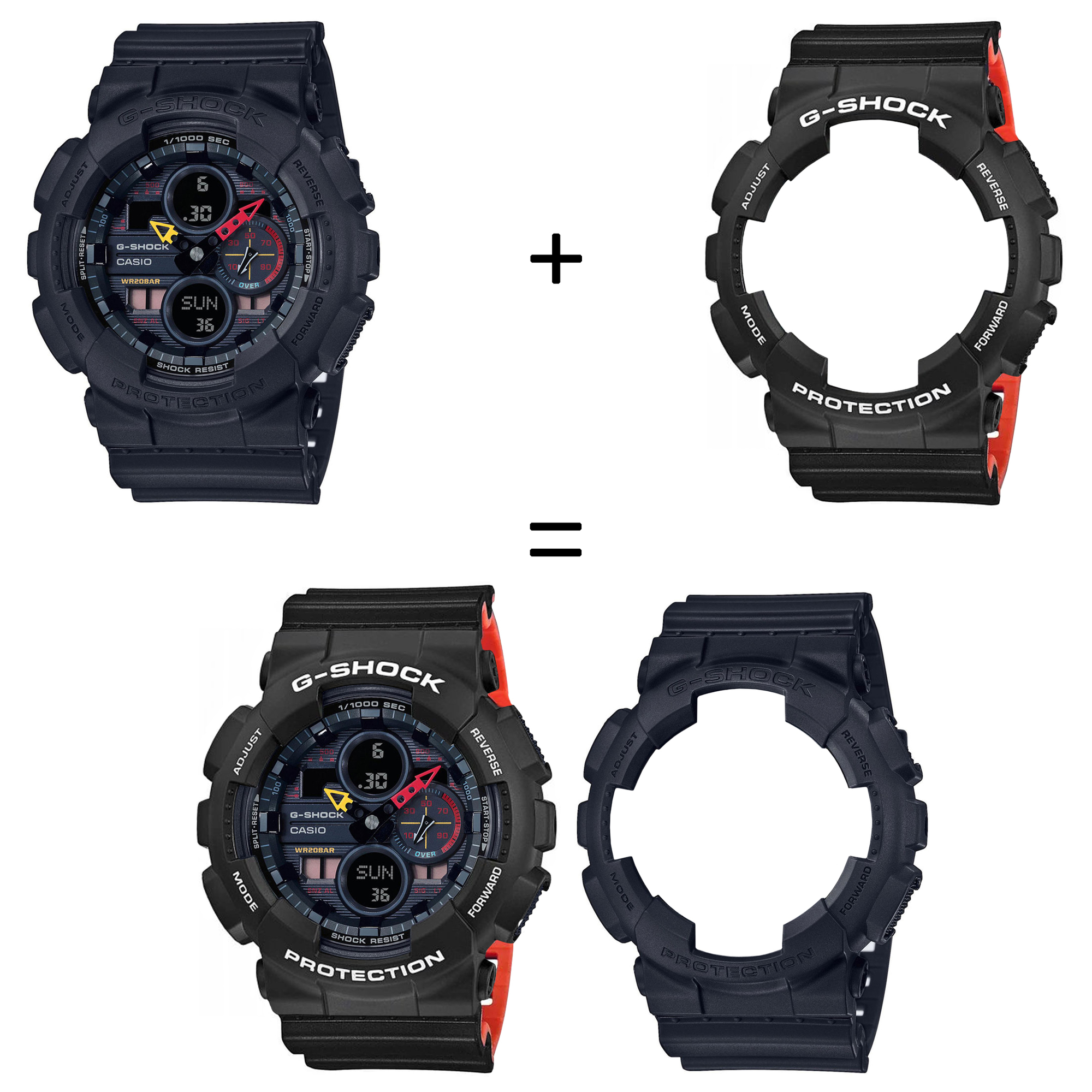 Casio SET GA-140BMC-1AER + BEZEL 10508136 + PASEK 10577142 zegarek - miniatura 2