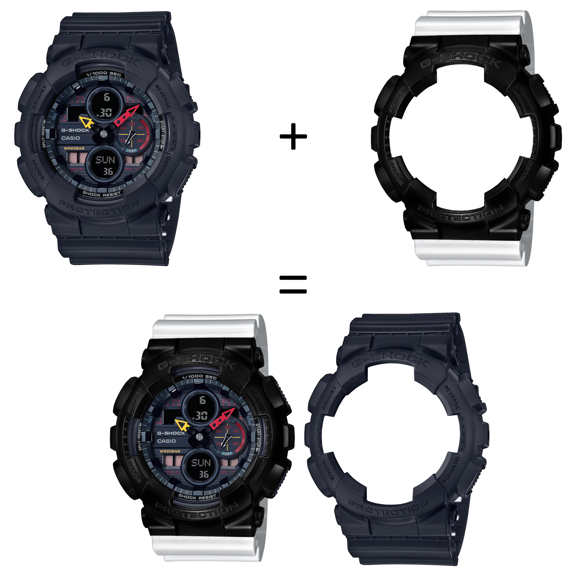 Casio SET GA-140BMC-1AER + BEZEL 10523429 + PASEK 10347710 zegarek - miniatura 2
