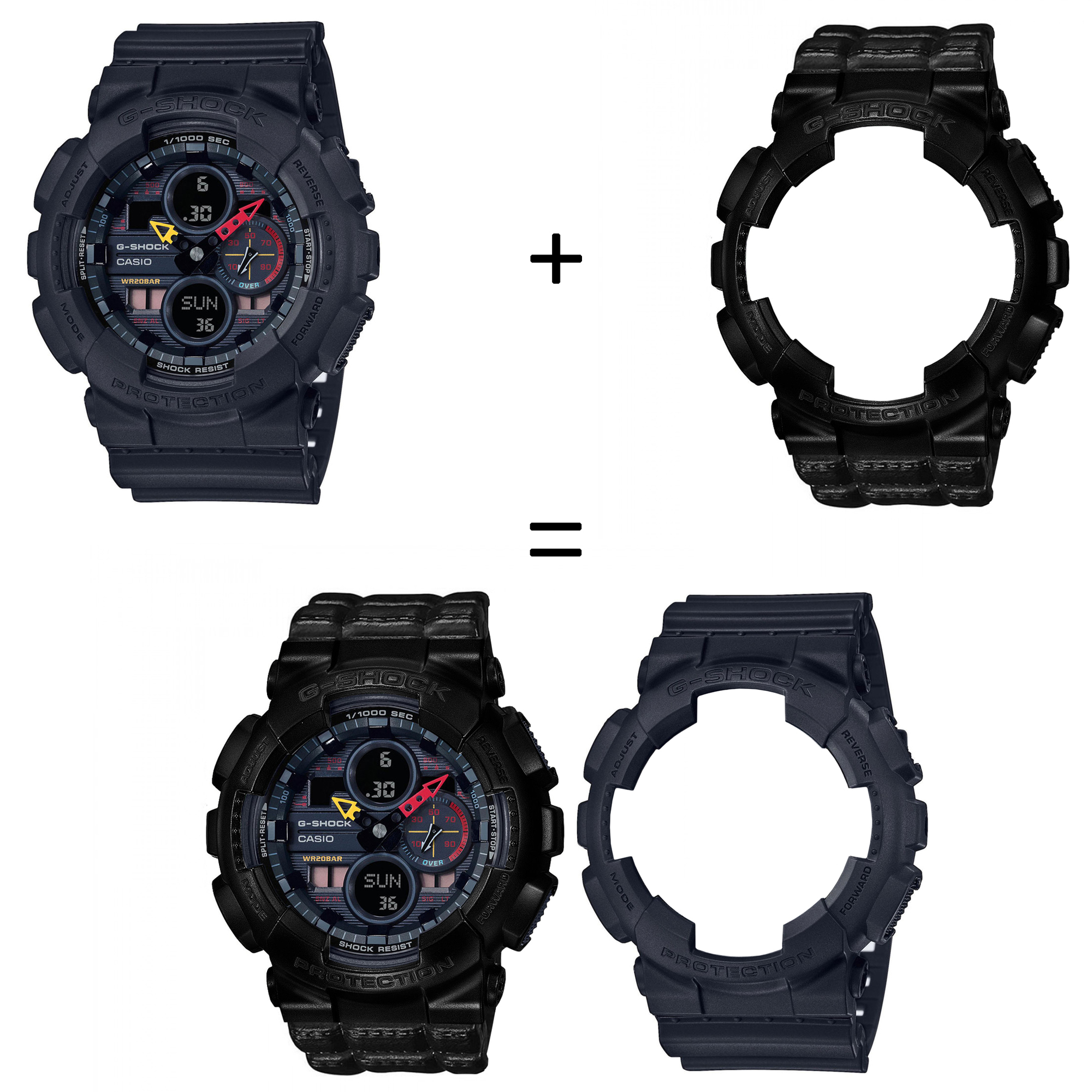 Casio SET GA-140BMC-1AER + BEZEL 10523429 + PASEK 10559686 zegarek - miniatura 2