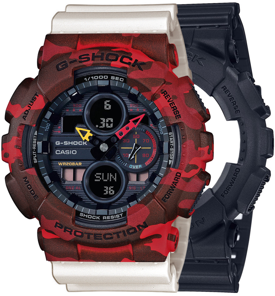 G-SHOCK SET GA-140BMC-1AER + BEZEL 10530688 + PASEK 10395227