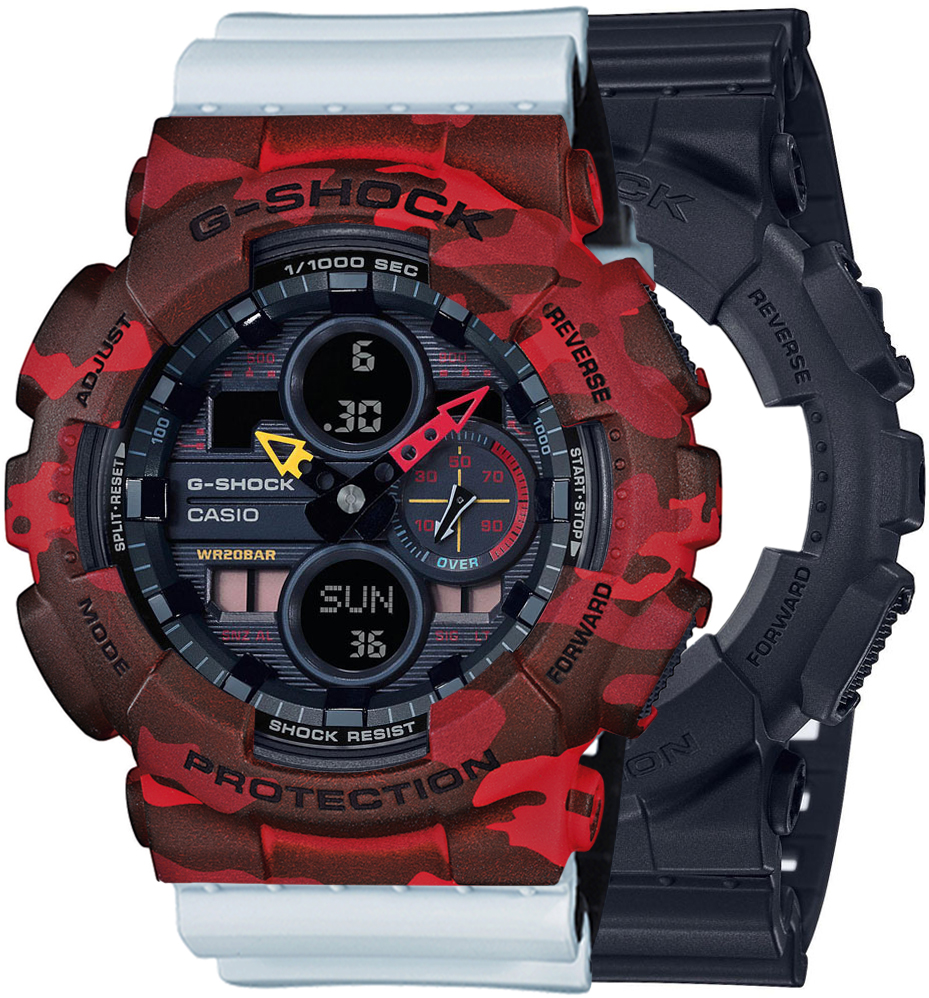 G-SHOCK SET GA-140BMC-1AER + BEZEL 10530688 + PASEK 10527469