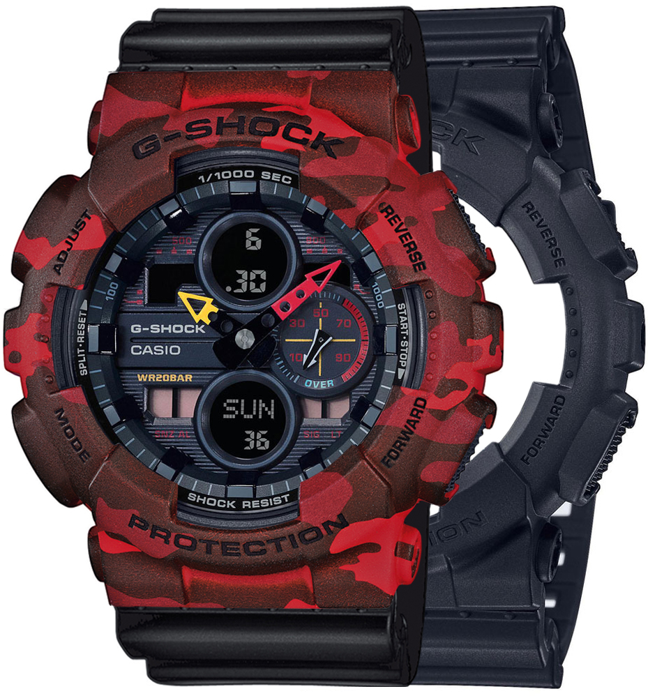 G-SHOCK SET GA-140BMC-1AER + BEZEL 10530688 + PASEK 10536683