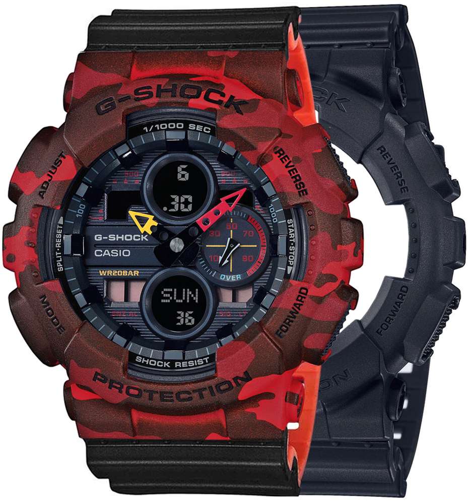 G-SHOCK SET GA-140BMC-1AER + BEZEL 10530688 + PASEK 10577142