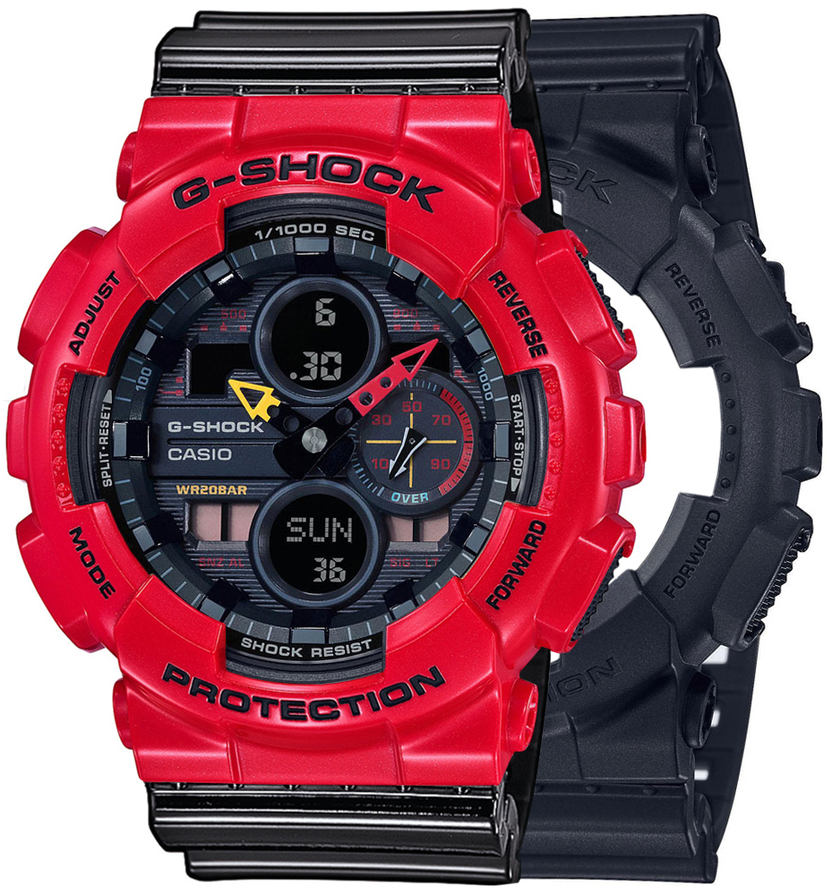 G-SHOCK SET GA-140BMC-1AER + BEZEL 10557822 + PASEK 10378391