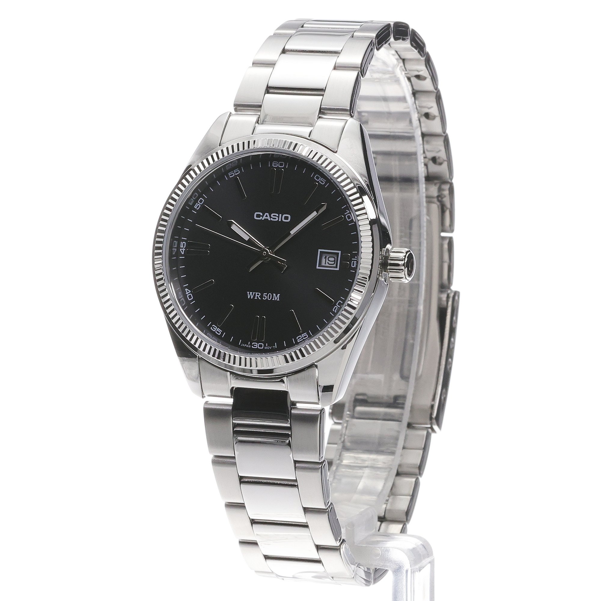 Casio UTP-1302PD-1AVEF zegarek srebrny klasyczny Klasyczne bransoleta - miniatura 2