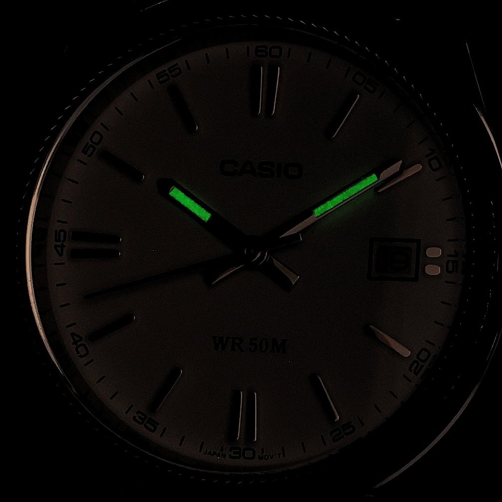 Casio UTP-1302PD-7AVEF zegarek srebrny klasyczny Klasyczne bransoleta - miniatura 5