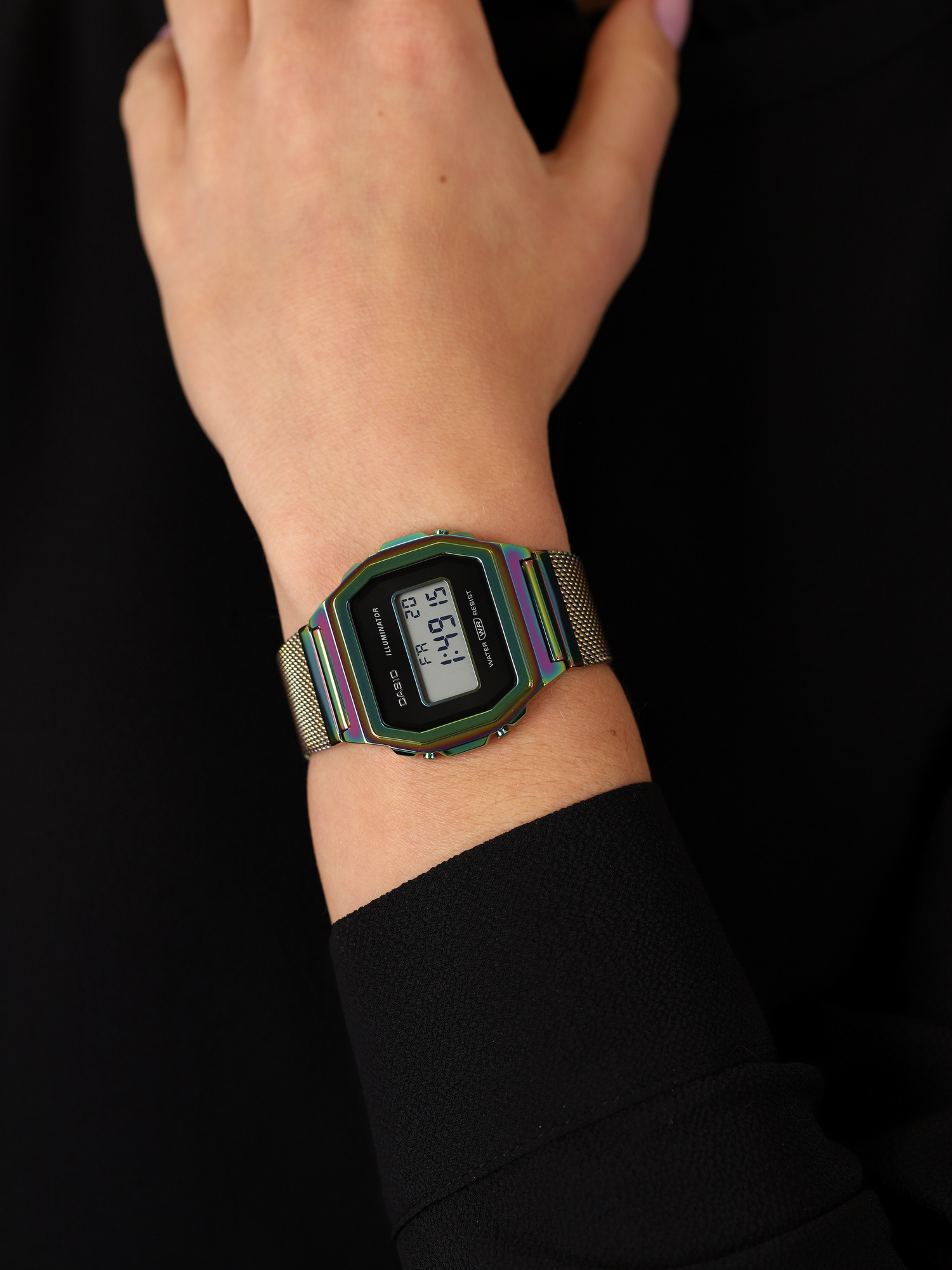 Casio Vintage A1000RBW-1ER damski zegarek Vintage bransoleta - miniatura 3