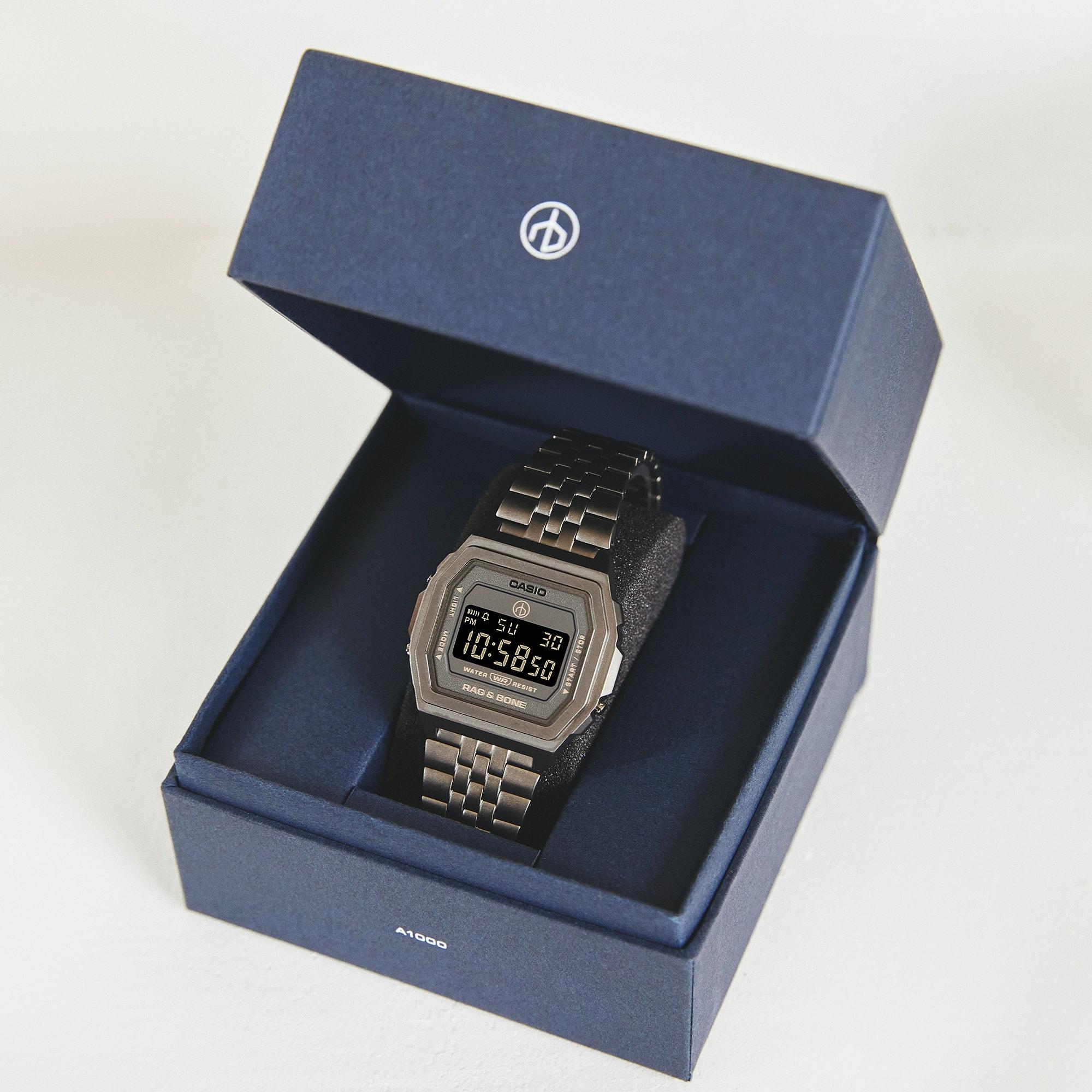 Casio Vintage A1000RCG-8BER damski zegarek Vintage bransoleta - miniatura 3