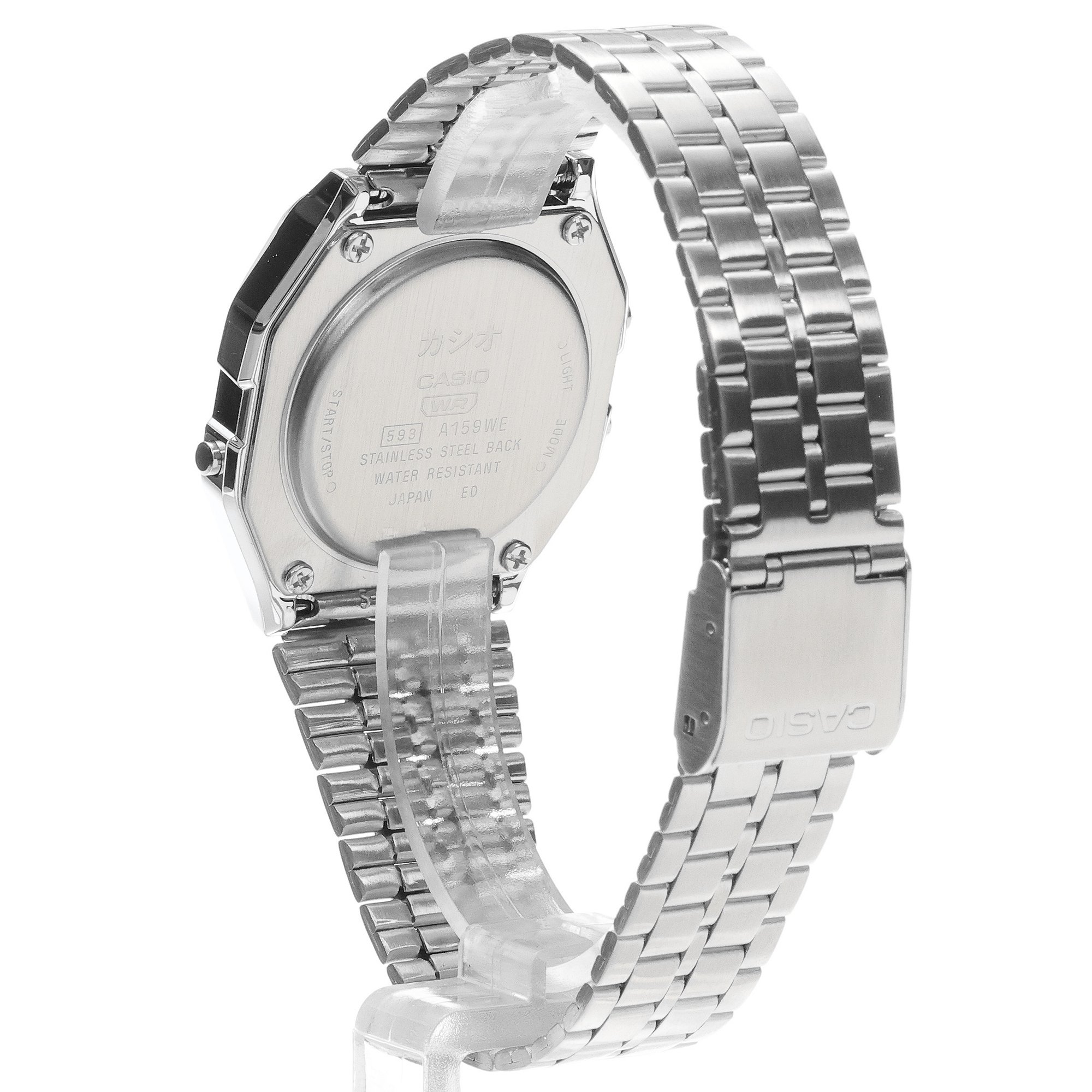 Casio Vintage A159WEVJ-7ER zegarek srebrny retro VINTAGE Midi bransoleta - miniatura 4