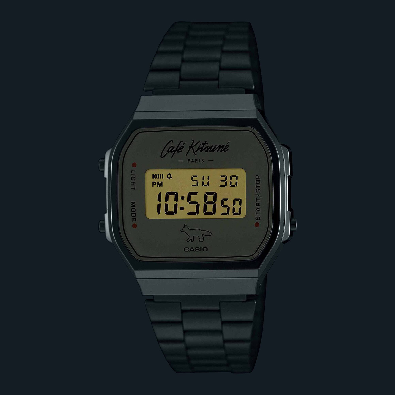 Casio Vintage A168WECK-7AER zegarek srebrny VINTAGE Maxi bransoleta - miniatura 4