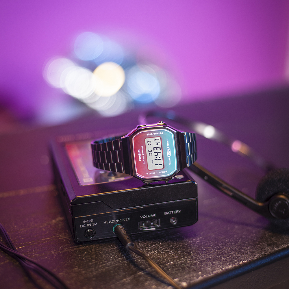 Casio Vintage A168WERB-2AEF damski zegarek Vintage bransoleta - miniatura 3