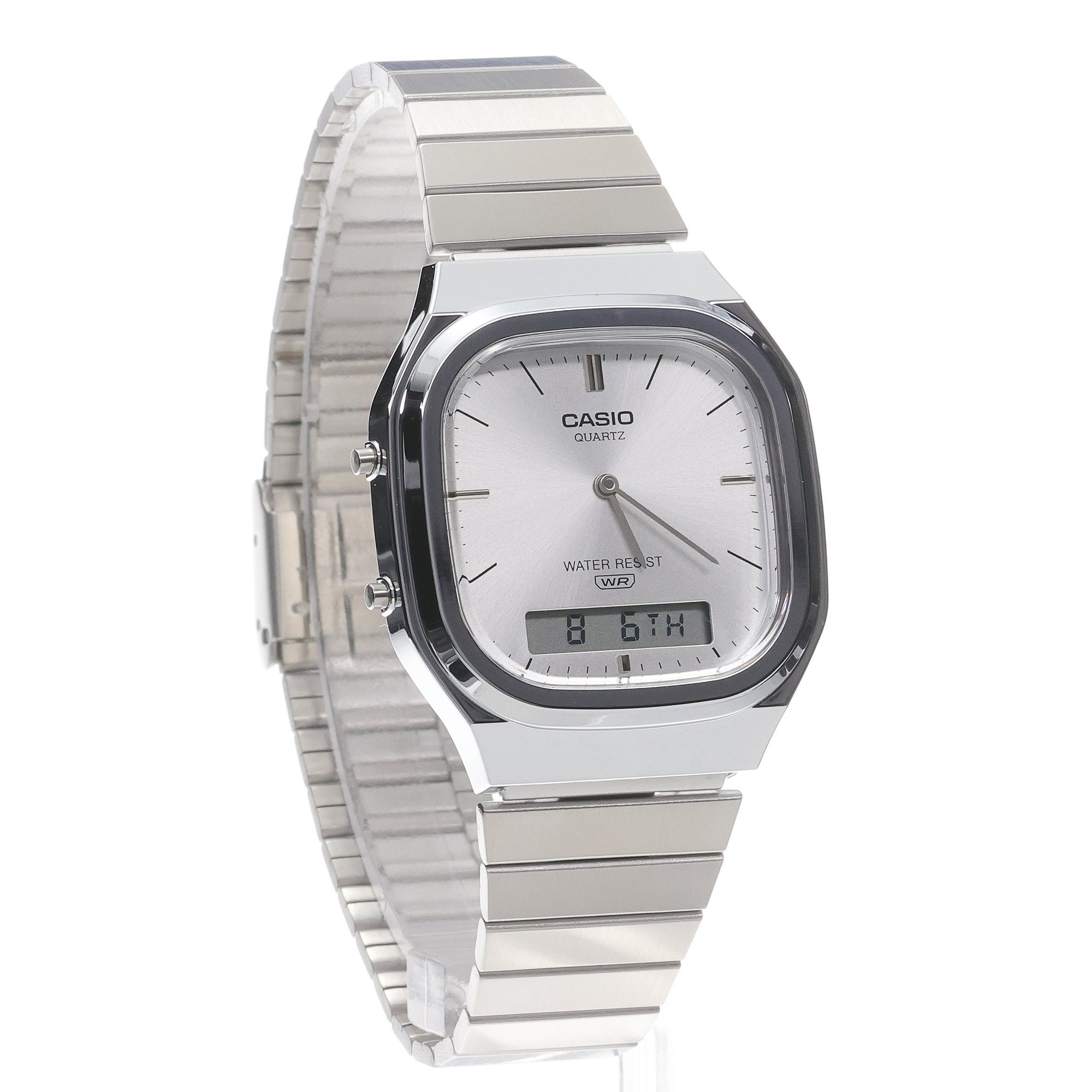 Casio Vintage AQ-240E-7AEF zegarek męski klasyczny Vintage bransoleta - miniatura 3