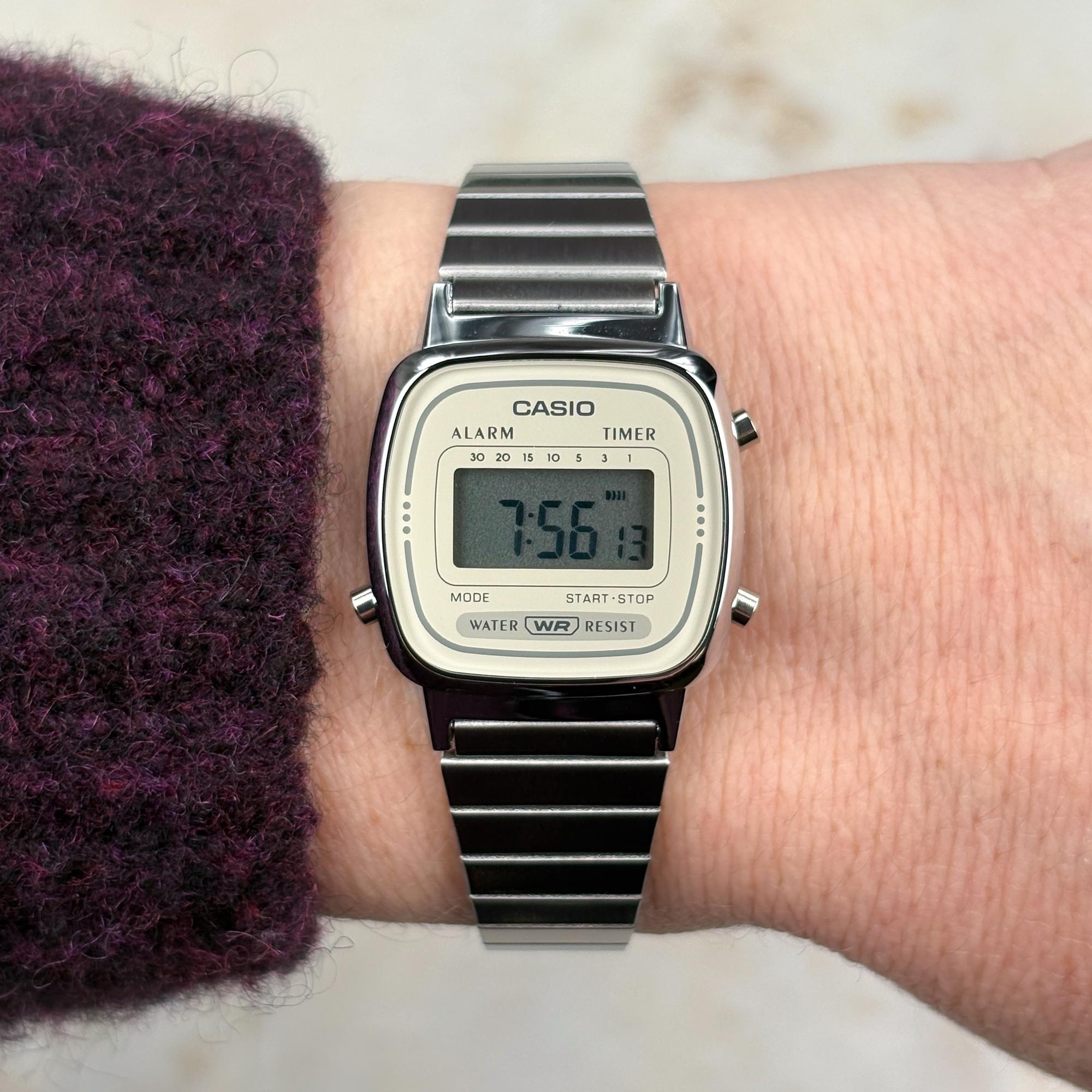 Casio Vintage LA670WEA-8AEF VINTAGE Mini Mini zegarek damski sportowy mineralne - miniatura 8