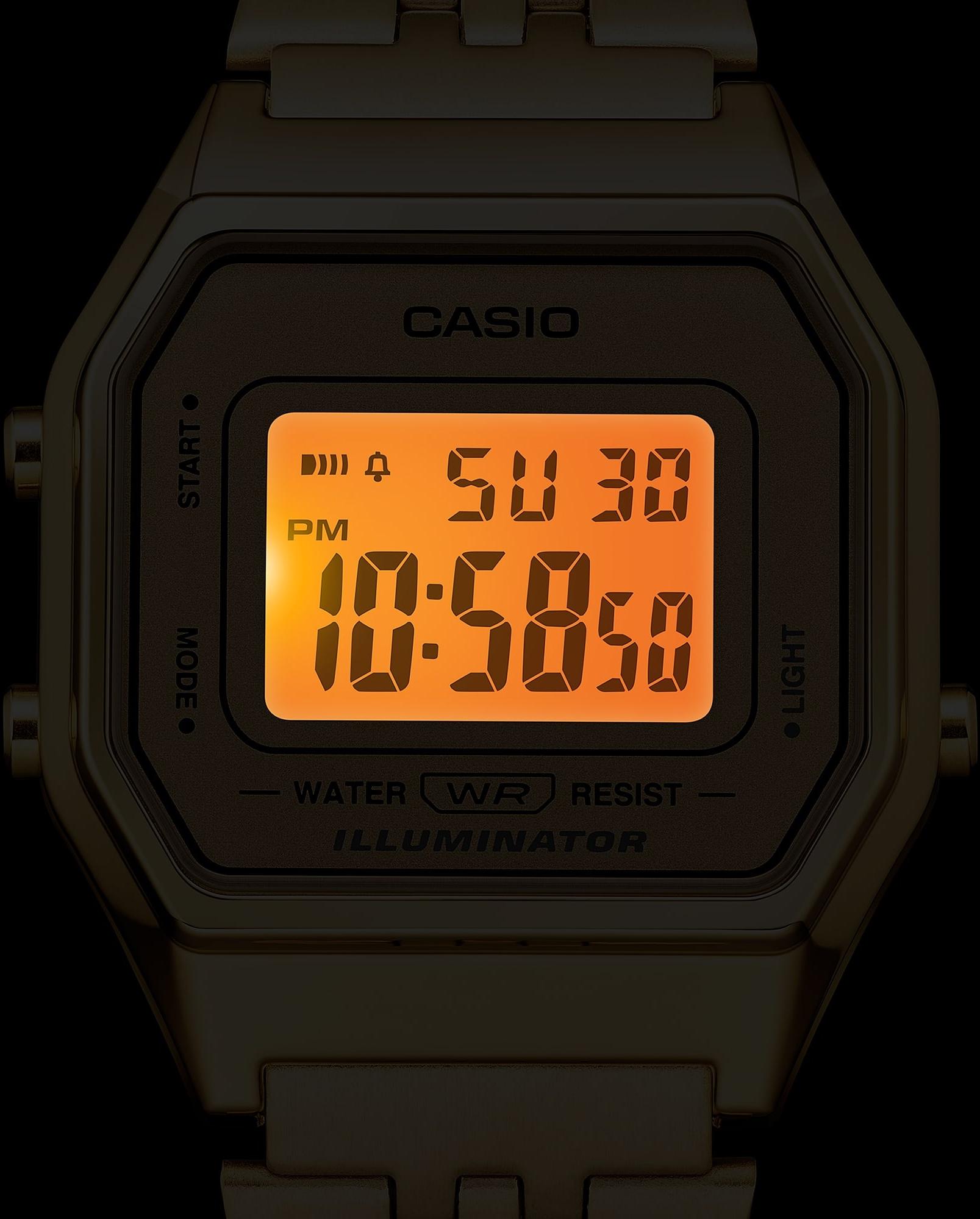 Casio Vintage LA680WEGA-9BER damski zegarek VINTAGE Midi bransoleta - miniatura 4
