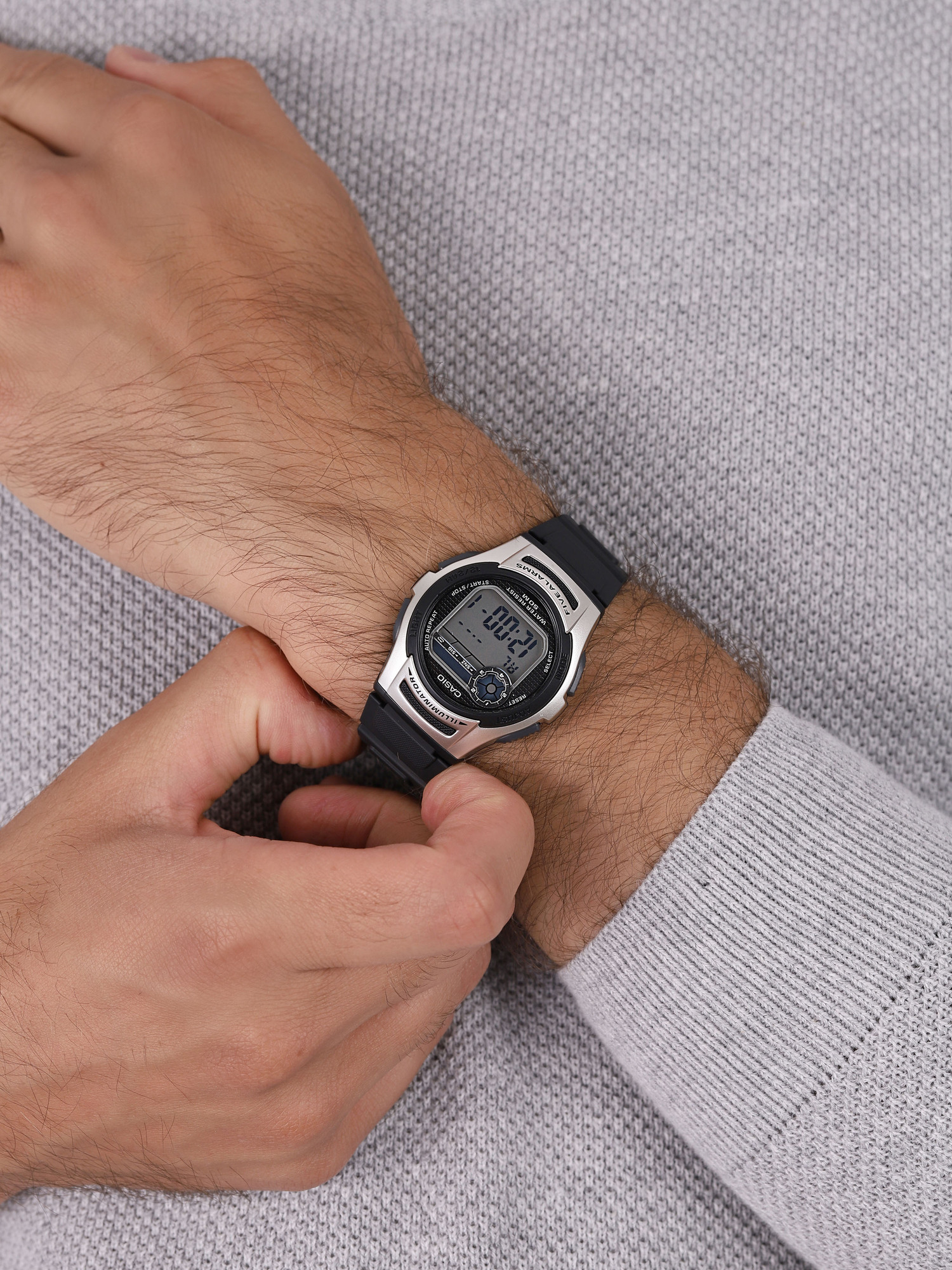 Casio W-213-1AVEF W-213-1AVES zegarek sportowy Sportowe