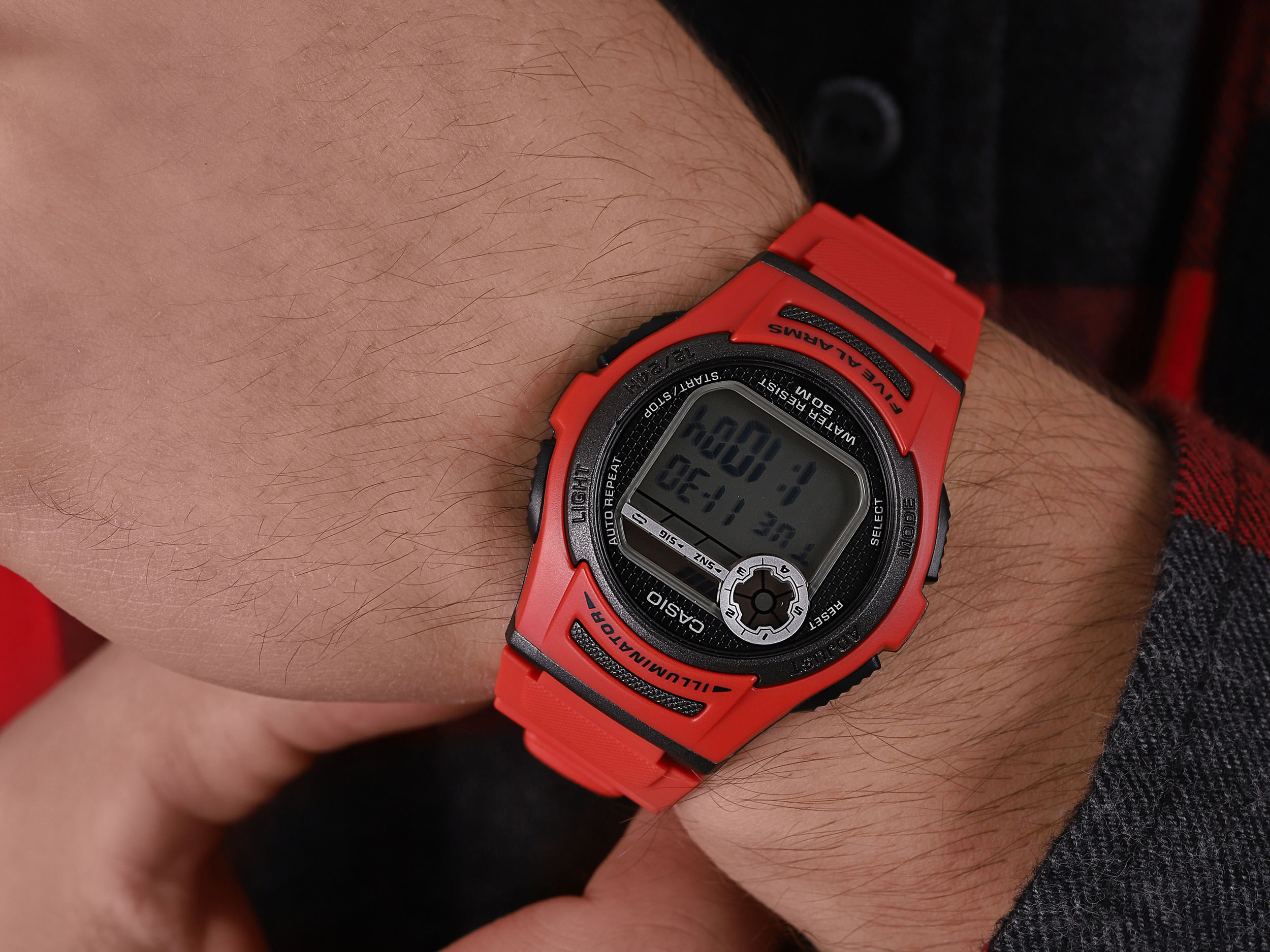 Casio W-213-4AVEF zegarek męski Sportowe - miniatura 4