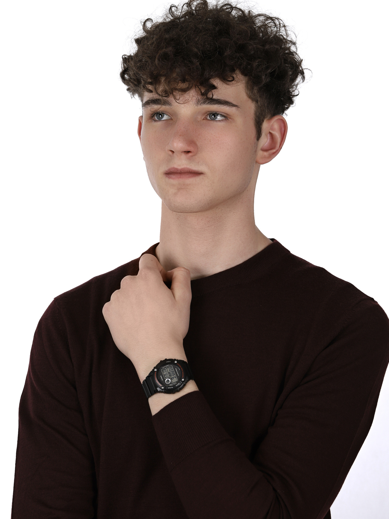 Casio W-216H-1AVEF zegarek sportowy Sportowe