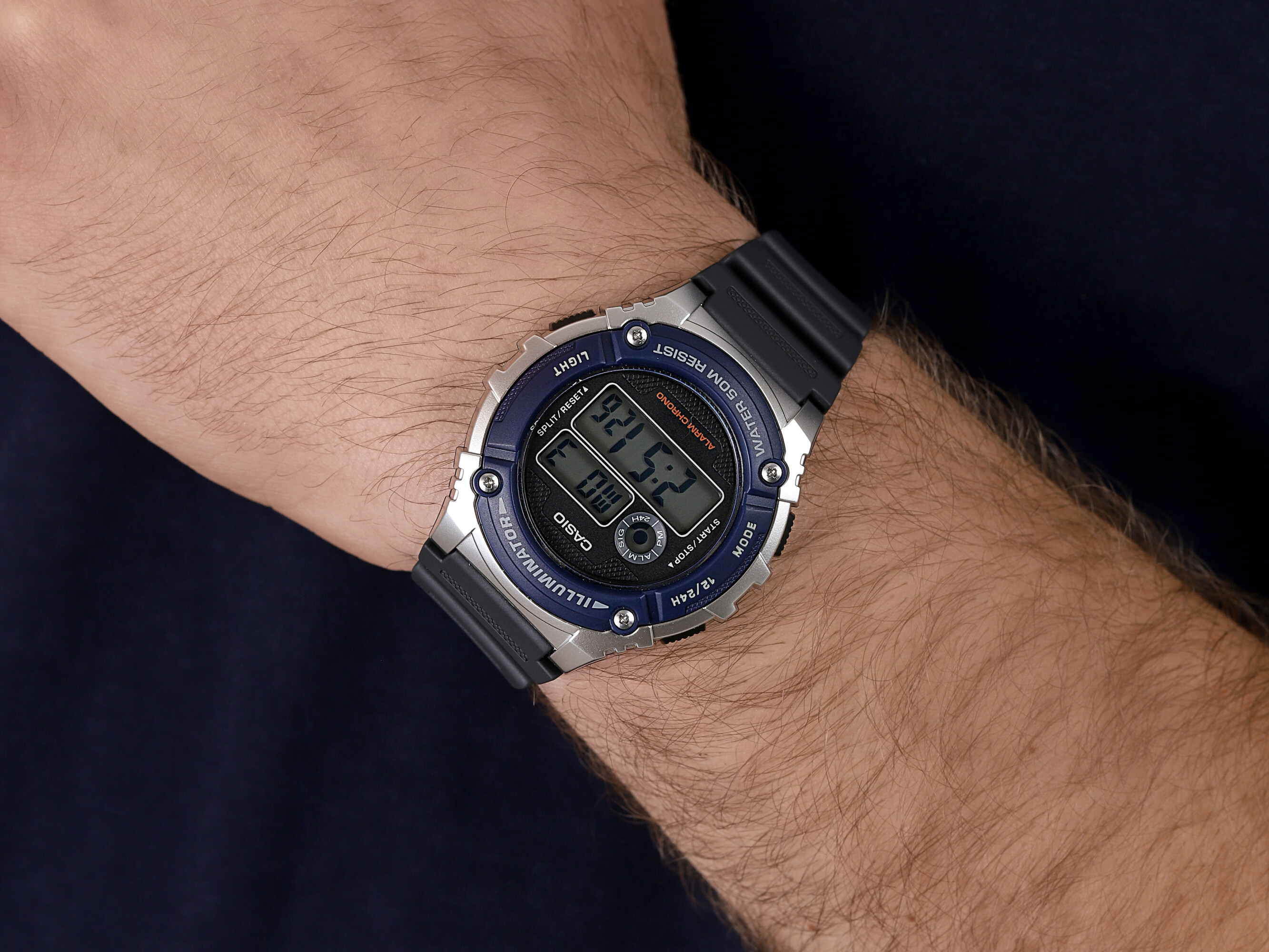 Casio W-216H-2AVEF zegarek męski Sportowe - miniatura 4