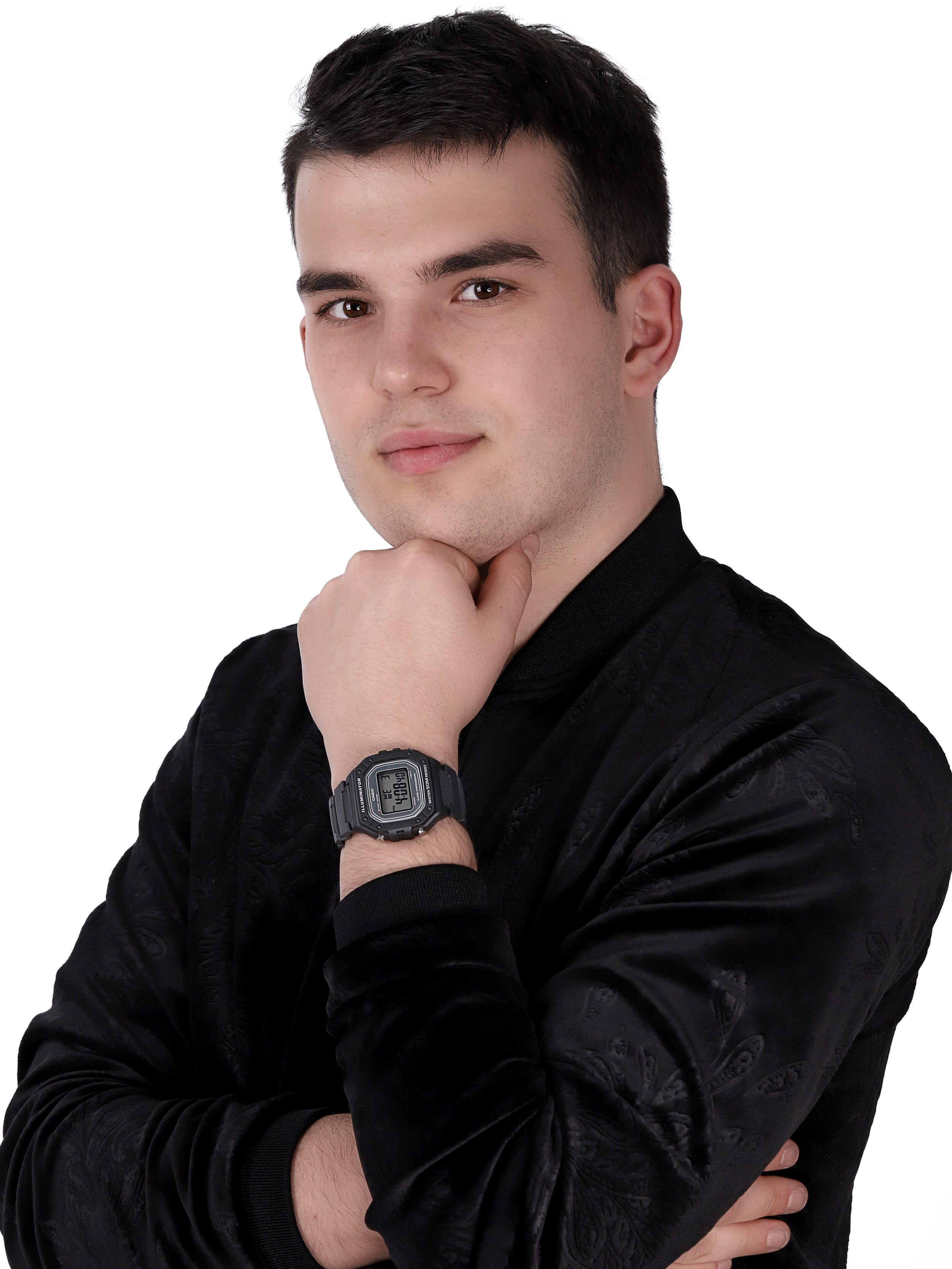 Casio W-218H-8AVEF męski zegarek Sportowe pasek