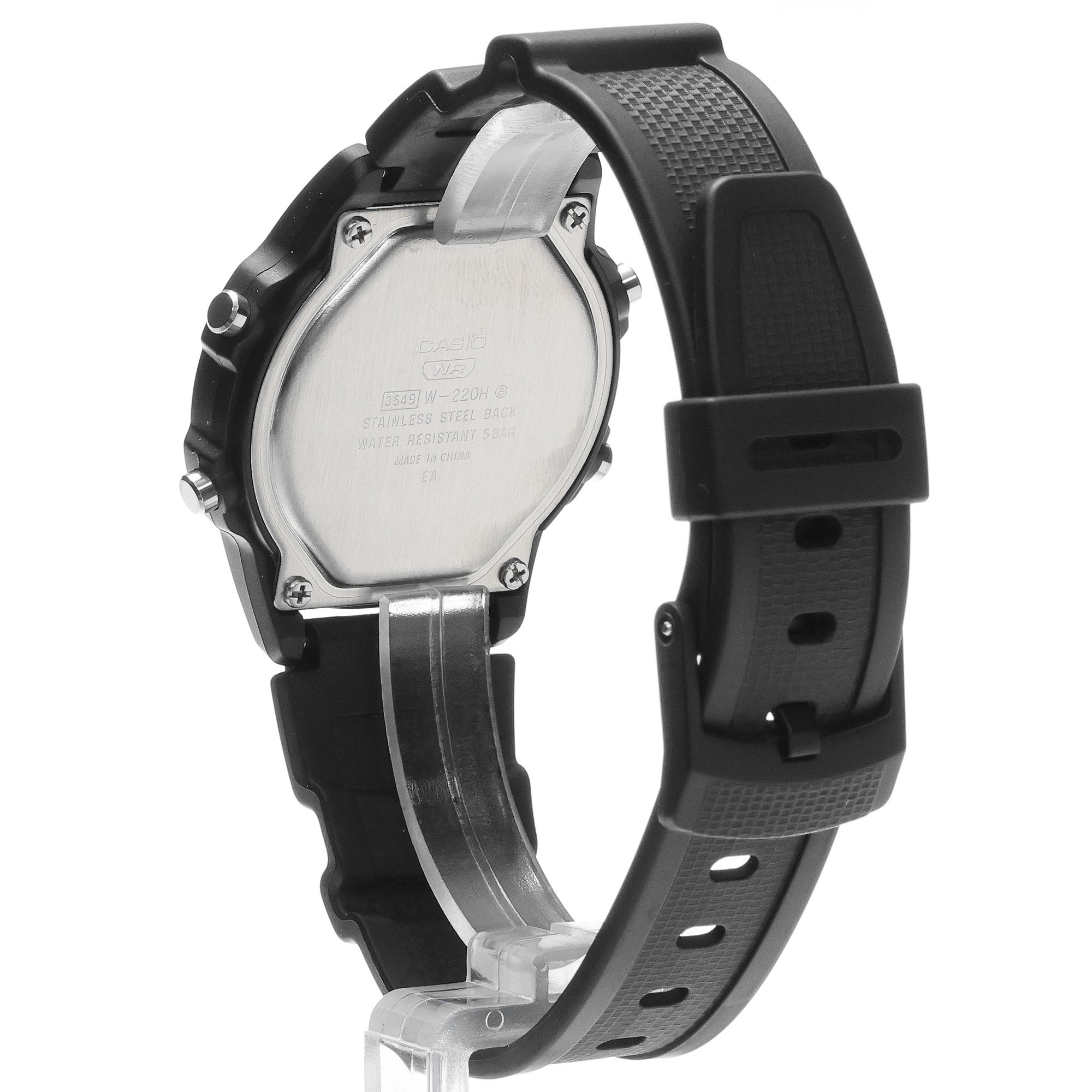 Casio W-220H-1A2VEF męski zegarek Sportowe pasek - miniatura 4