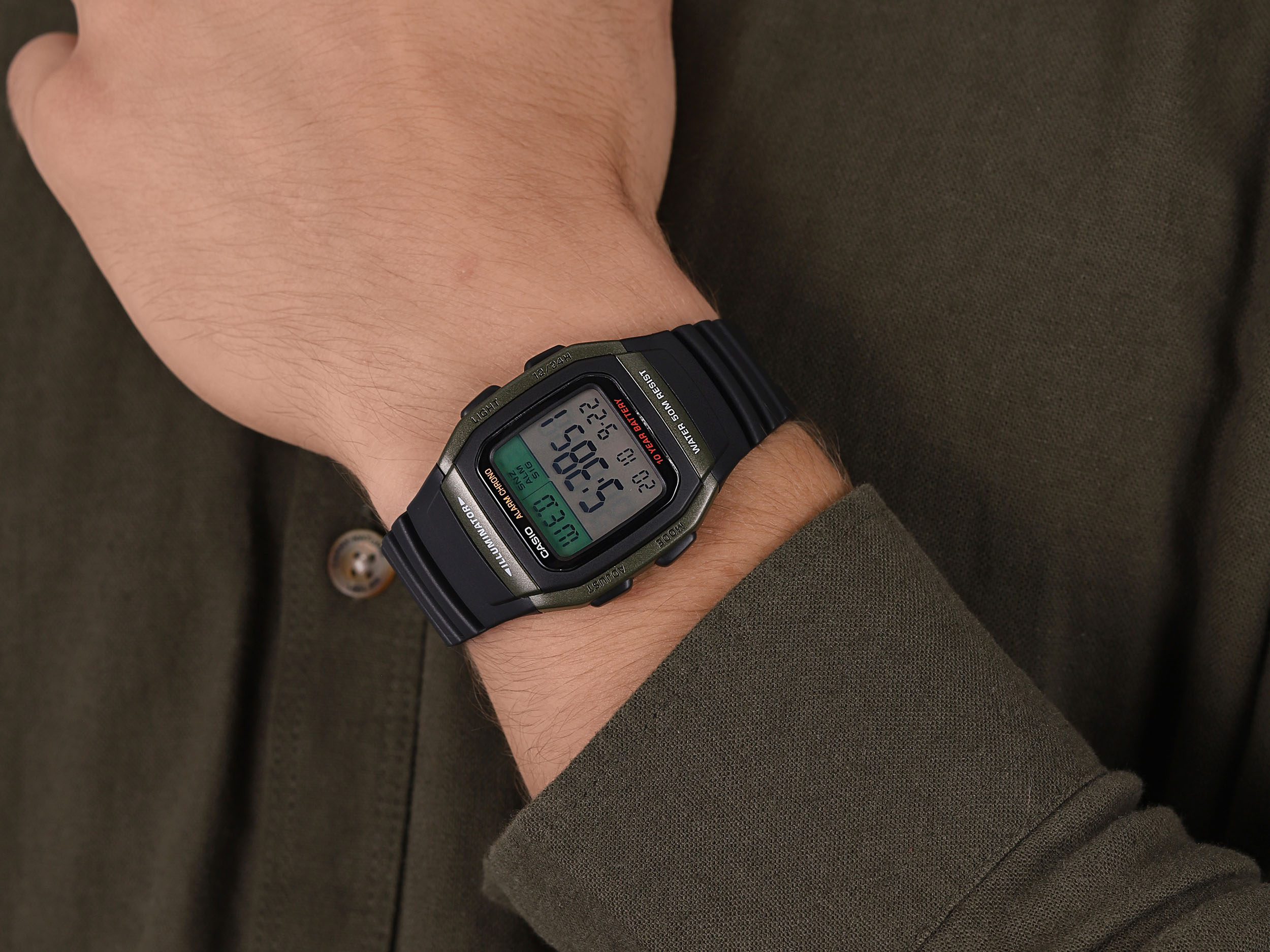Casio W-96H-3AVEF zegarek męski Sportowe